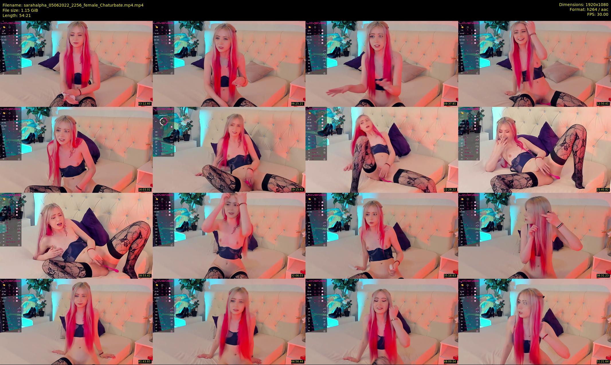 sarahalpha — 55 minute Chaturbate couple cam show recording, 1080p, Jun 5, 2022