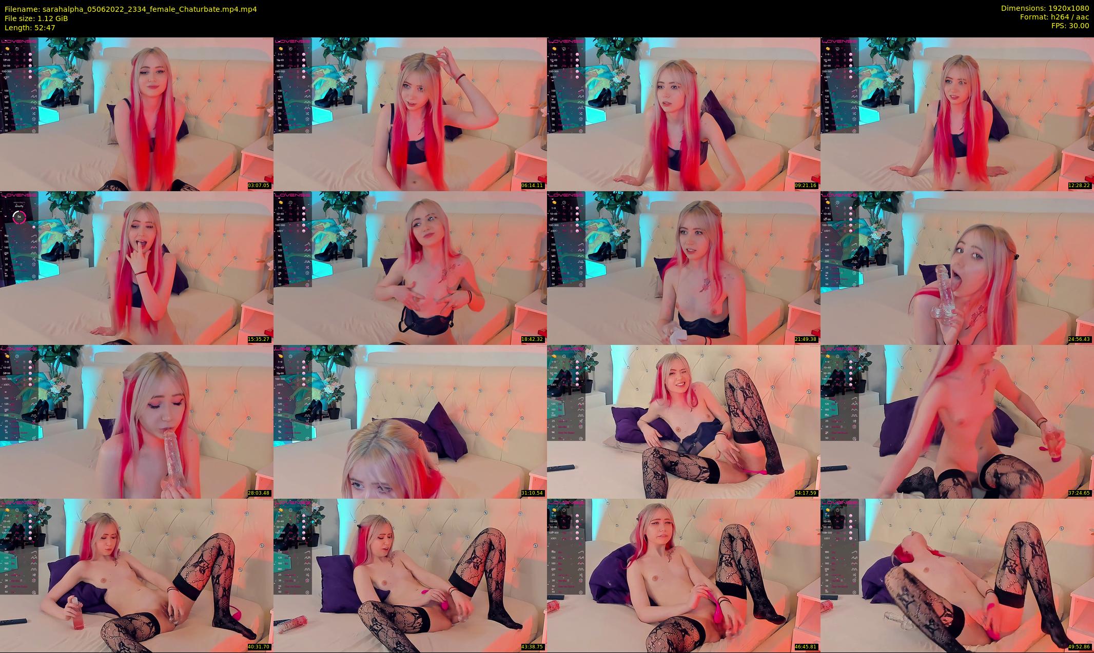 sarahalpha — 53 minute Chaturbate couple cam show recording, 1080p, Jun 5, 2022