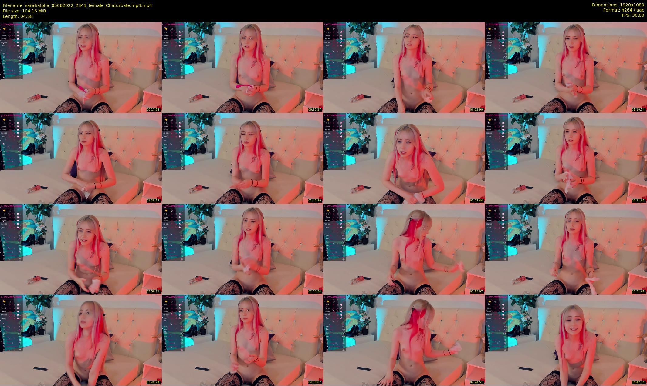 sarahalpha — 5 minute Chaturbate couple cam show recording, 1080p, Jun 5, 2022