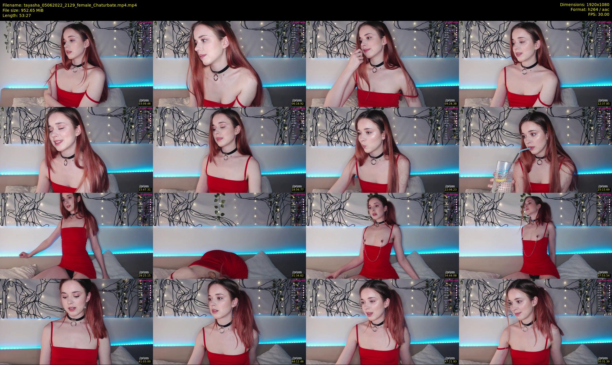 tayasha — 54 minute Chaturbate female cam show recording, 1080p, Jun 5, 2022