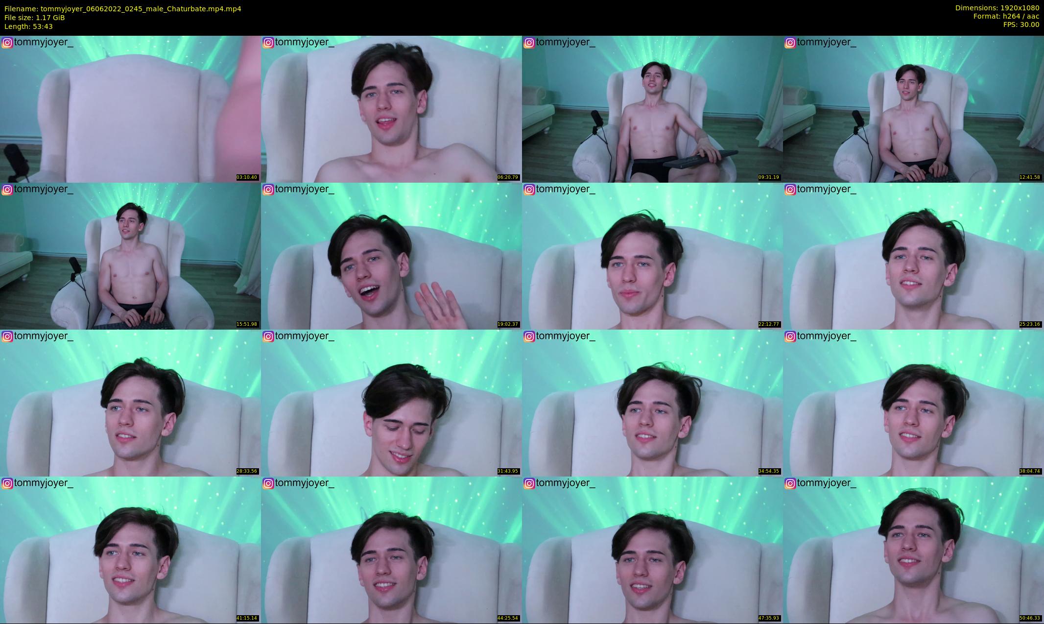 tommyjoyer — 54 minute Chaturbate male cam show recording, 1080p, Jun 6, 2022