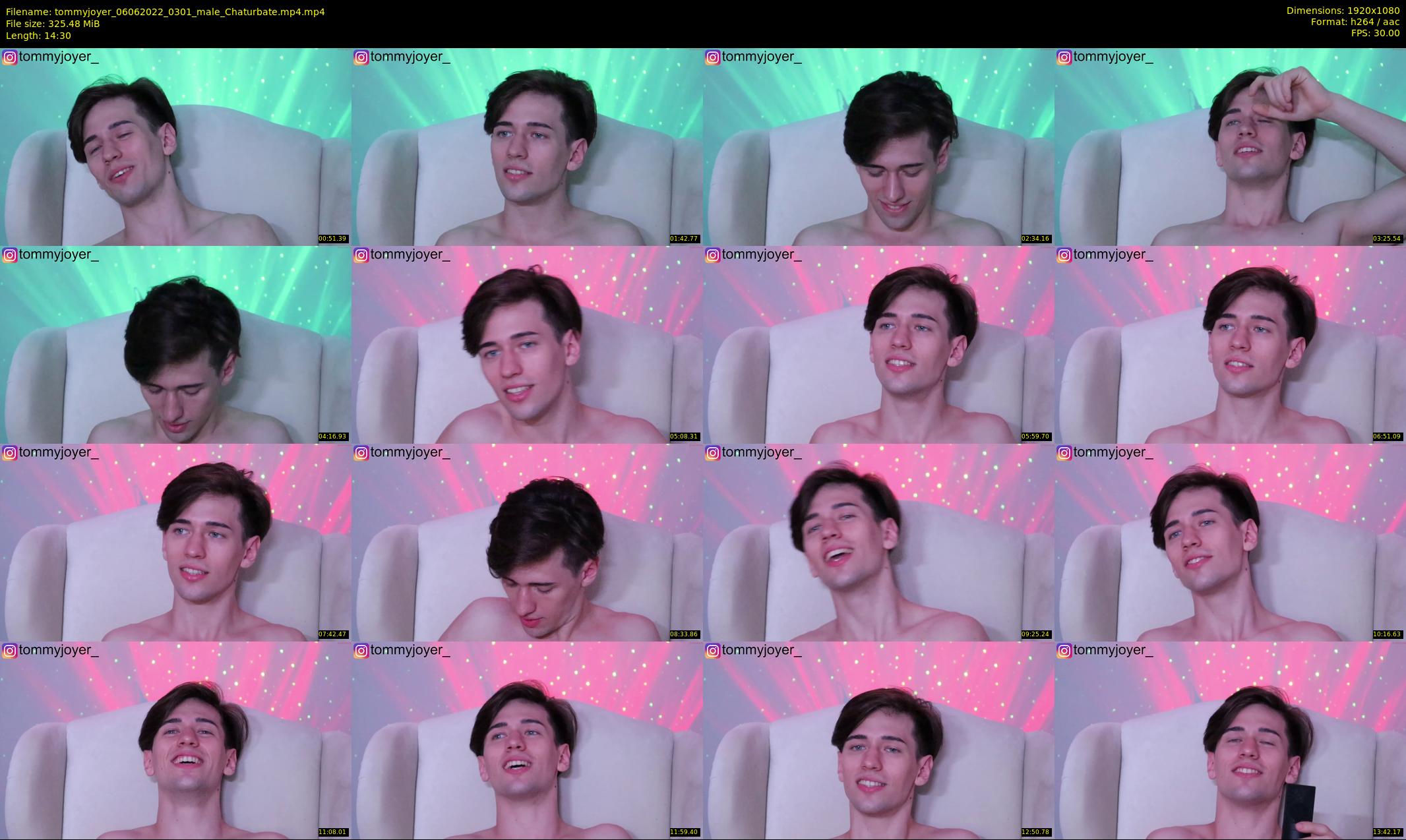 tommyjoyer — 15 minute Chaturbate male cam show recording, 1080p, Jun 6, 2022