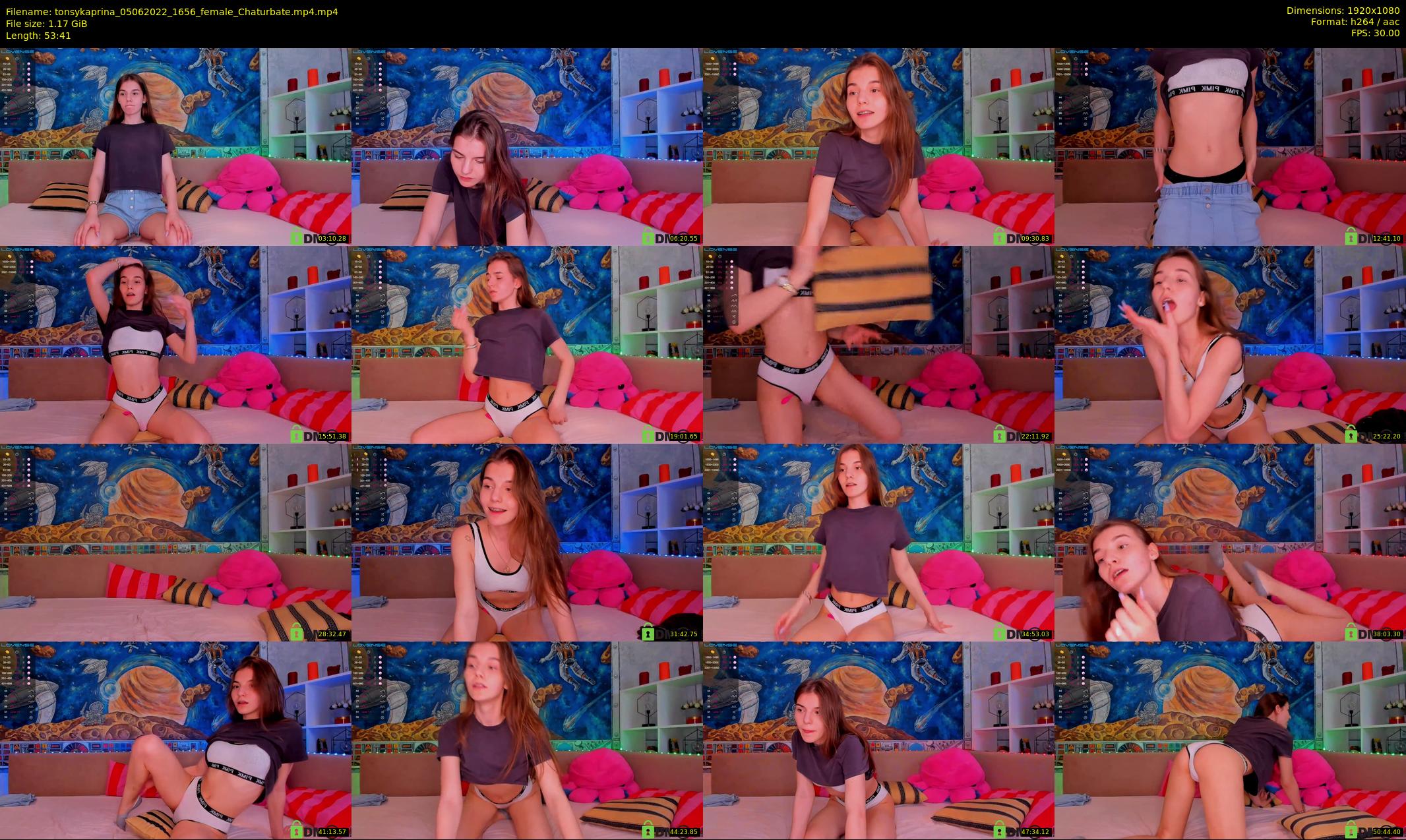 tonsykaprina — 54 minute Chaturbate couple cam show recording, 1080p, Jun 5, 2022