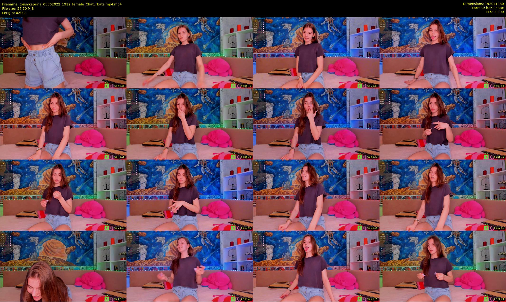 tonsykaprina — 3 minute Chaturbate couple cam show recording, 1080p, Jun 5, 2022