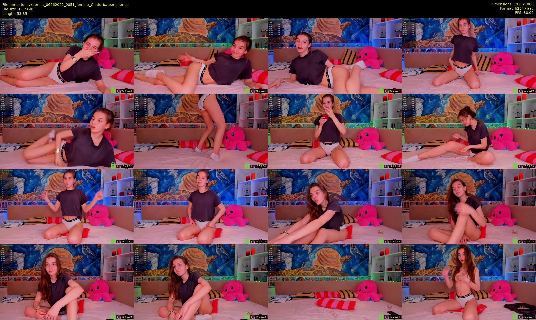 tonsykaprina — 54 minute Chaturbate couple cam show recording, 1080p, Jun 6, 2022