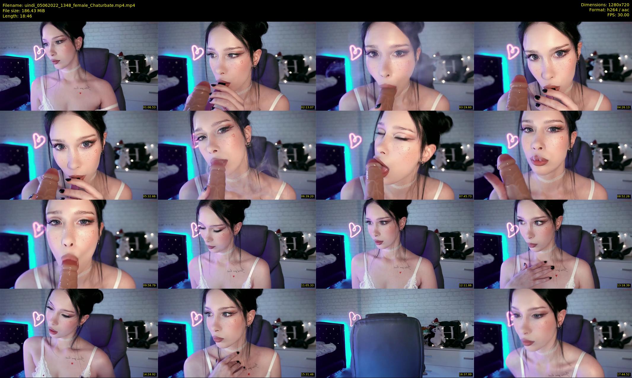 uindi — 19 minute Chaturbate female cam show recording, 720p, Jun 5, 2022
