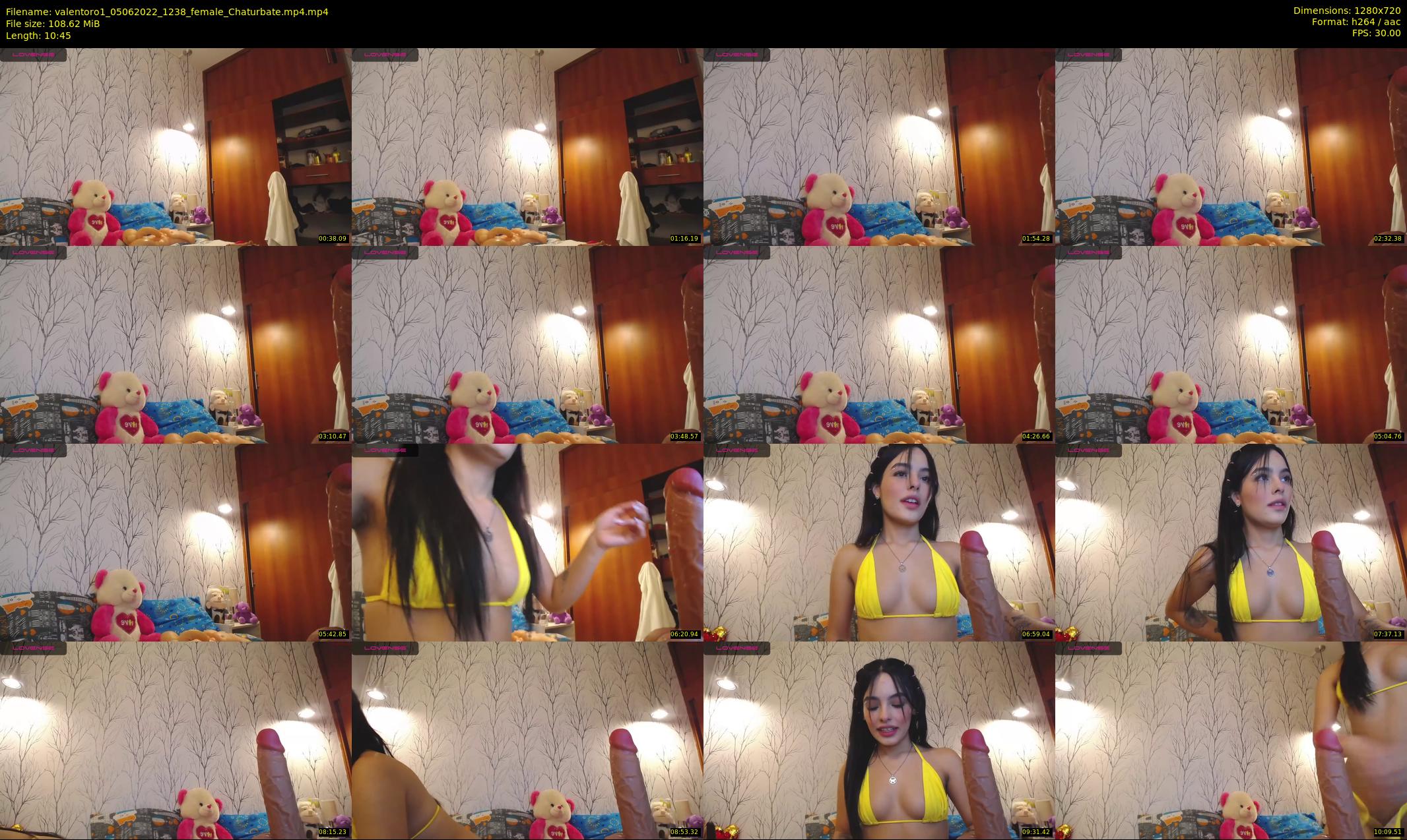 valentoro1 — 11 minute Chaturbate female cam show recording, 720p, Jun 5, 2022