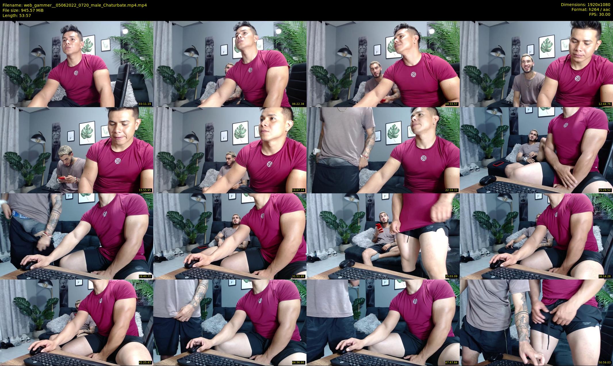 web_gammer_ — 54 minute Chaturbate male cam show recording, 1080p, Jun 5, 2022