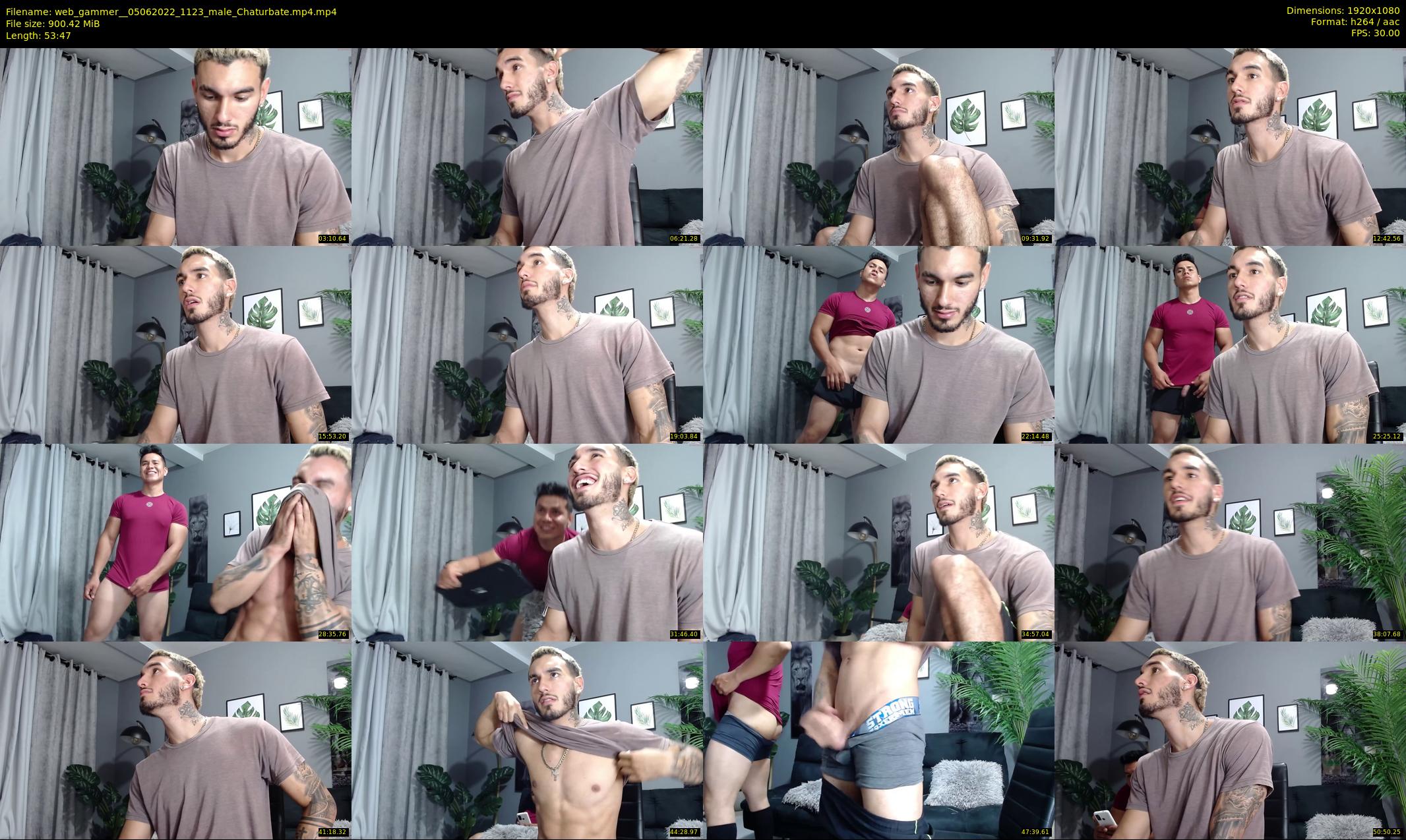 web_gammer_ — 54 minute Chaturbate male cam show recording, 1080p, Jun 5, 2022