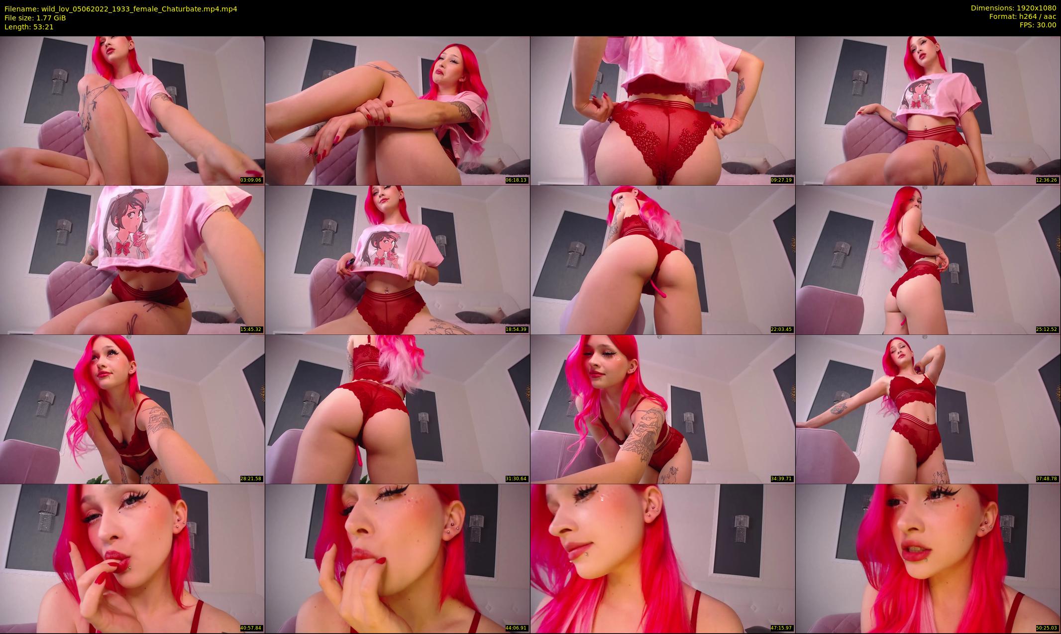 wild_lov — 54 minute Chaturbate female cam show recording, 1080p, Jun 5, 2022