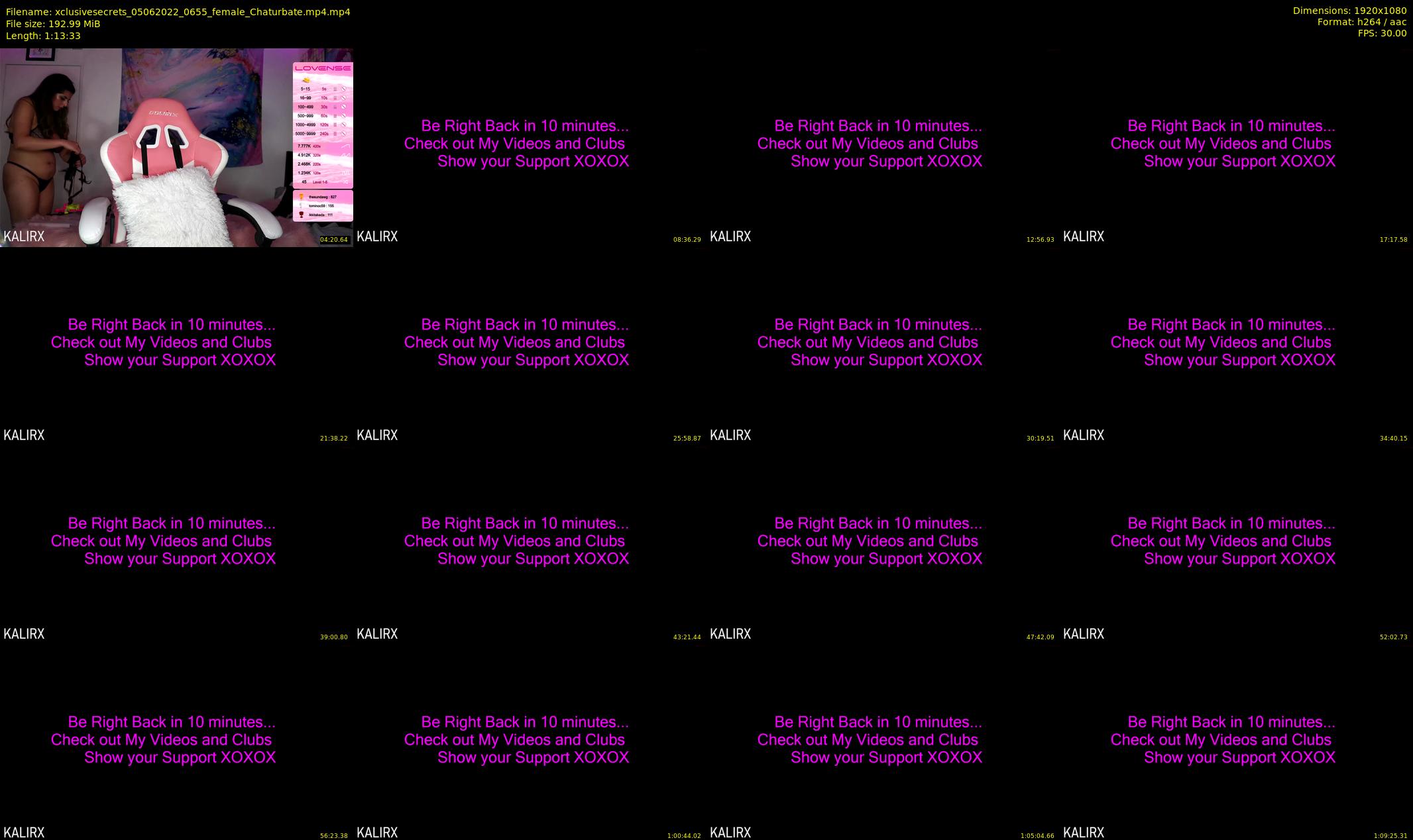 xclusivesecrets — 74 minute Chaturbate female cam show recording, 1080p, Jun 5, 2022