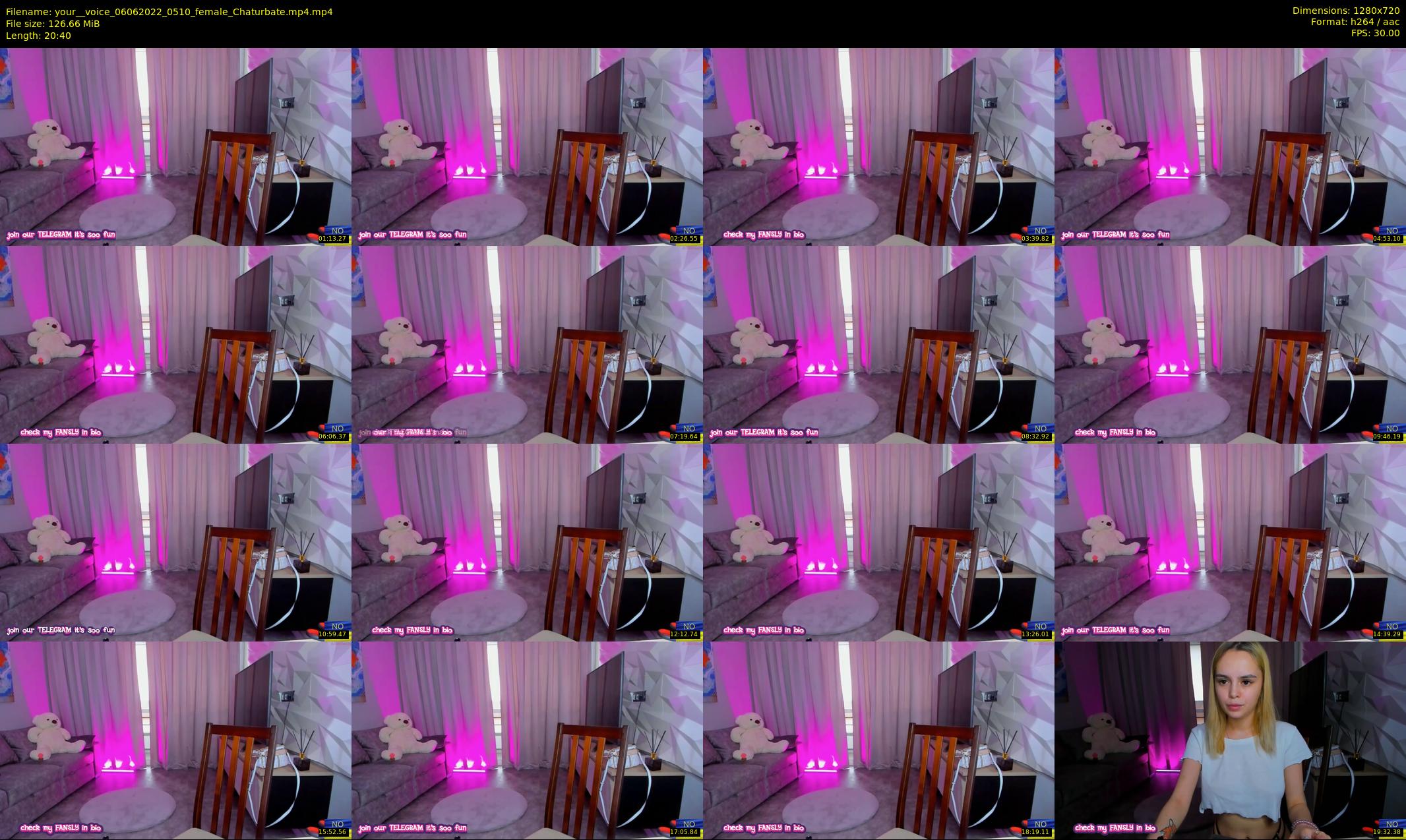 your__voice — 21 minute Chaturbate female cam show recording, 720p, Jun 6, 2022