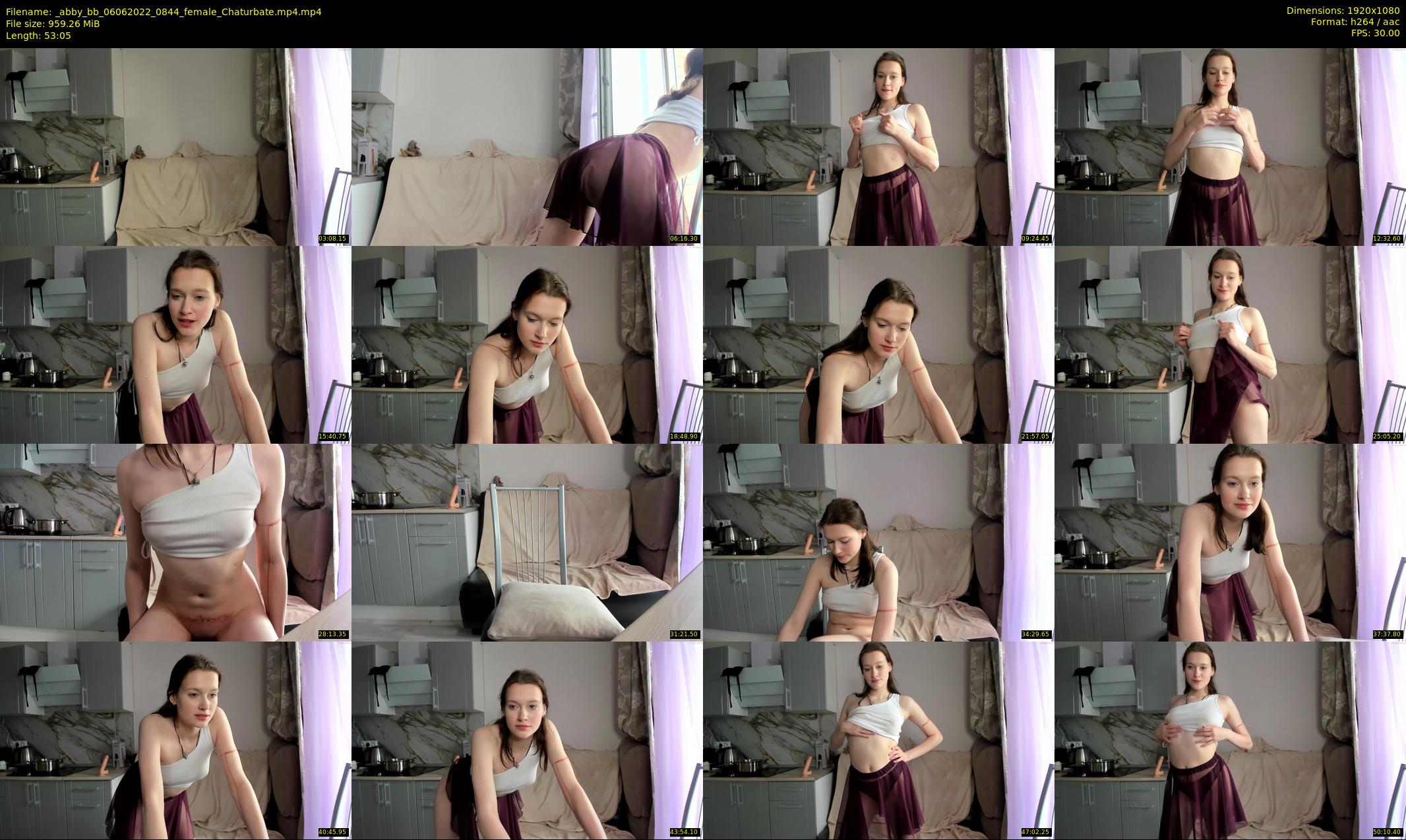 _abby_bb — 54 minute Chaturbate female cam show recording, 1080p, Jun 6, 2022