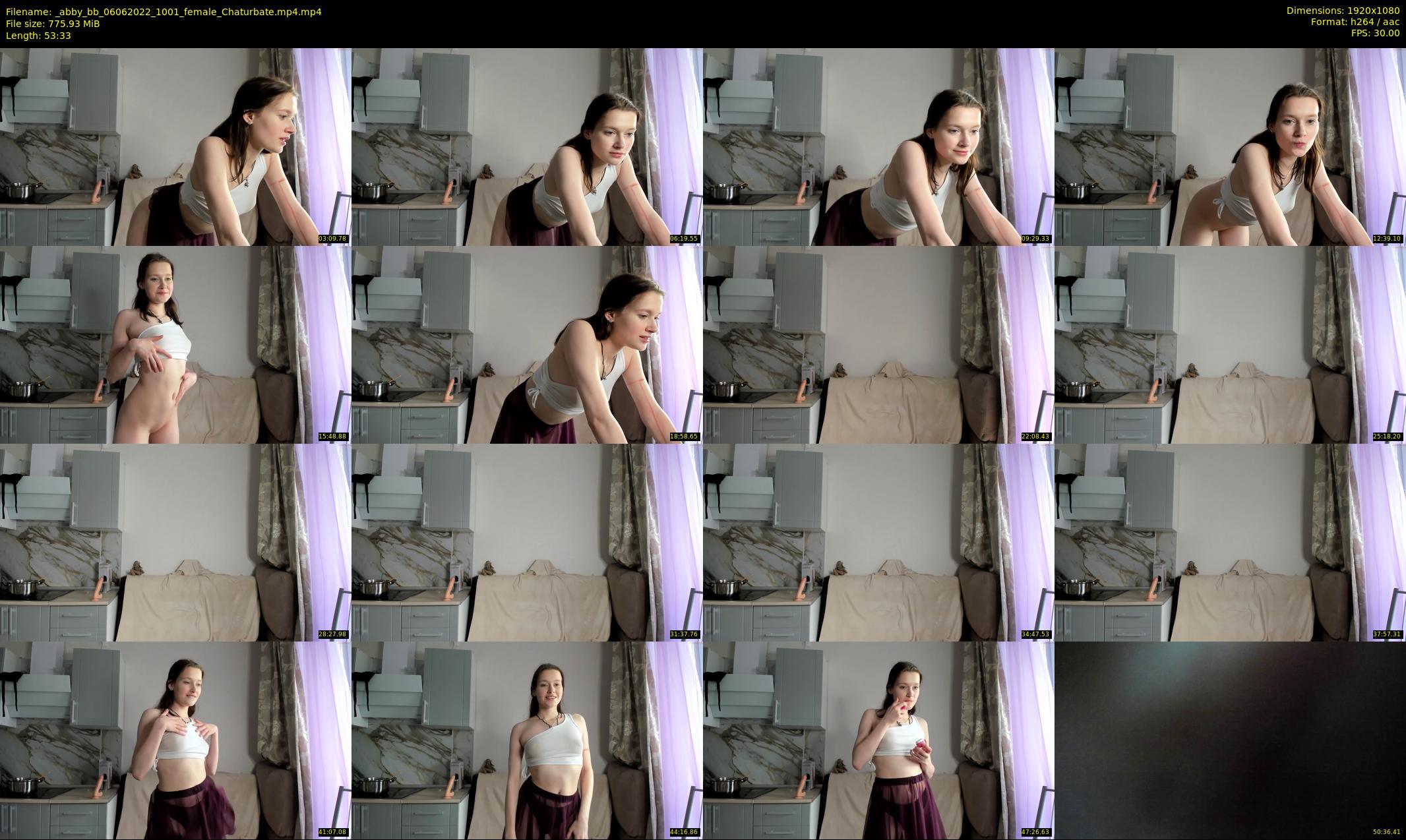 _abby_bb — 54 minute Chaturbate female cam show recording, 1080p, Jun 6, 2022