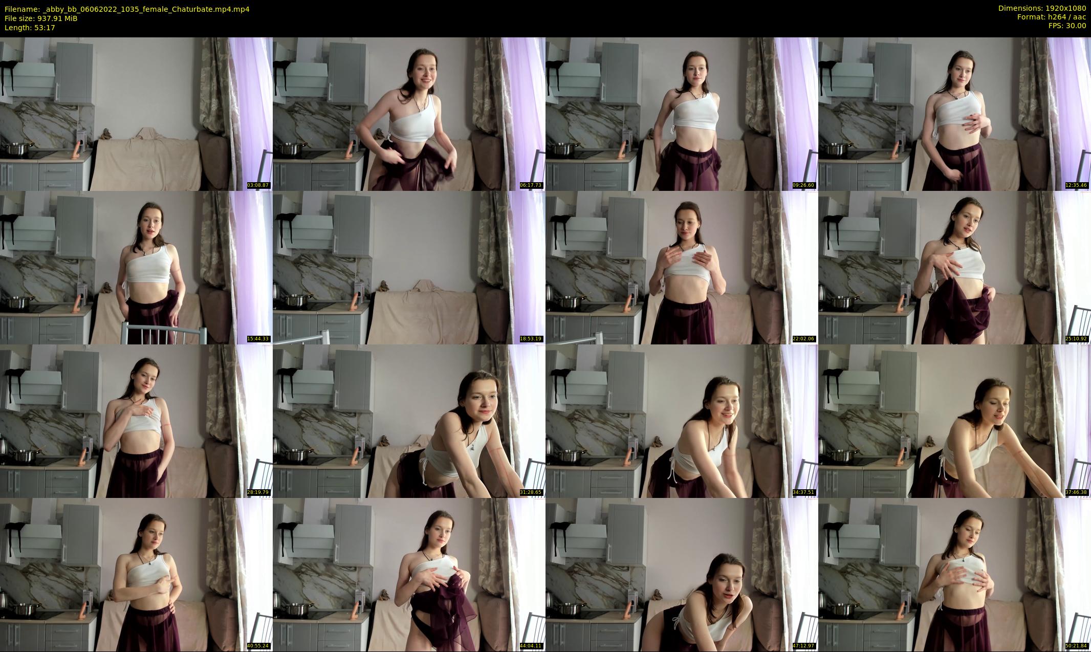 _abby_bb — 54 minute Chaturbate female cam show recording, 1080p, Jun 6, 2022