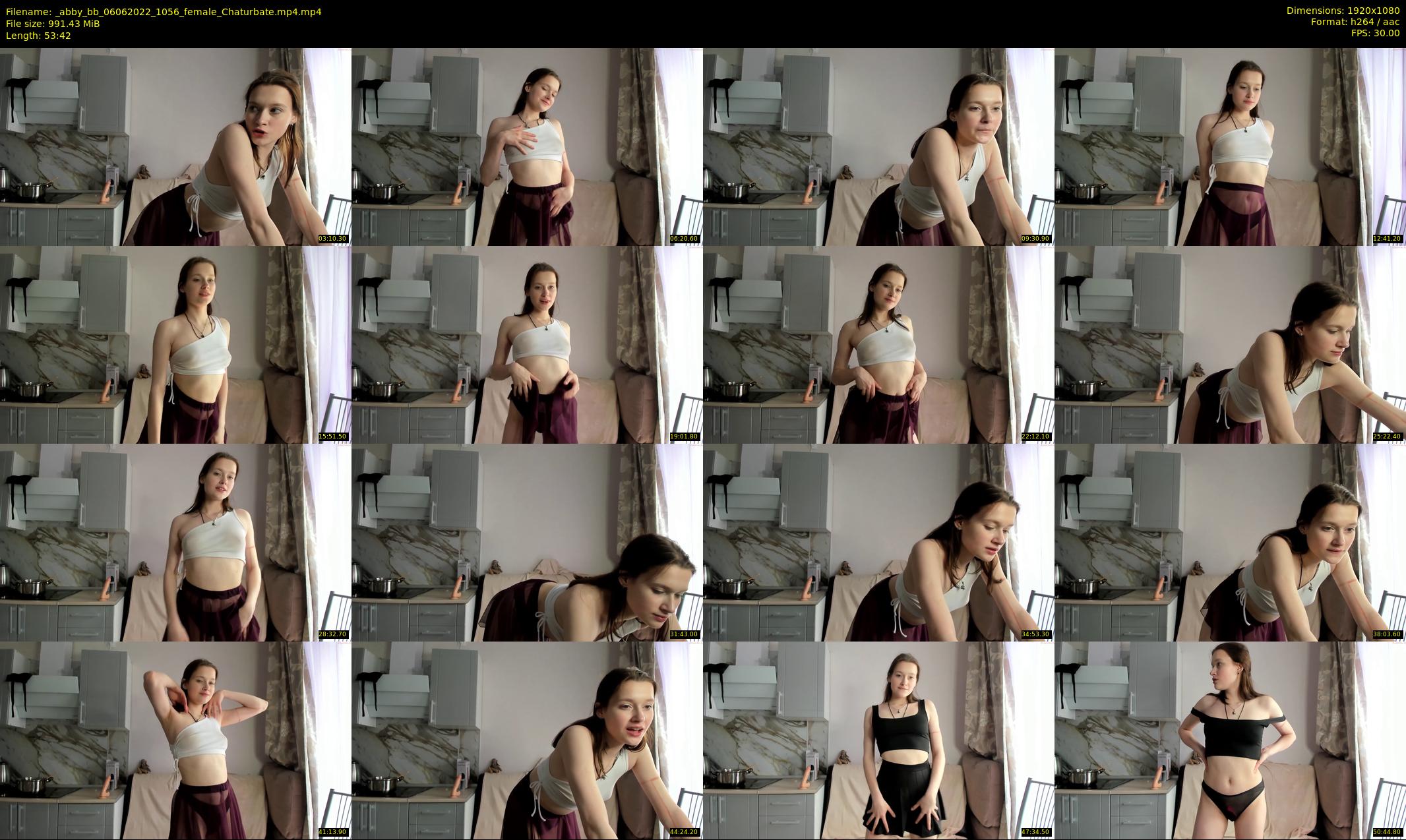 _abby_bb — 54 minute Chaturbate female cam show recording, 1080p, Jun 6, 2022