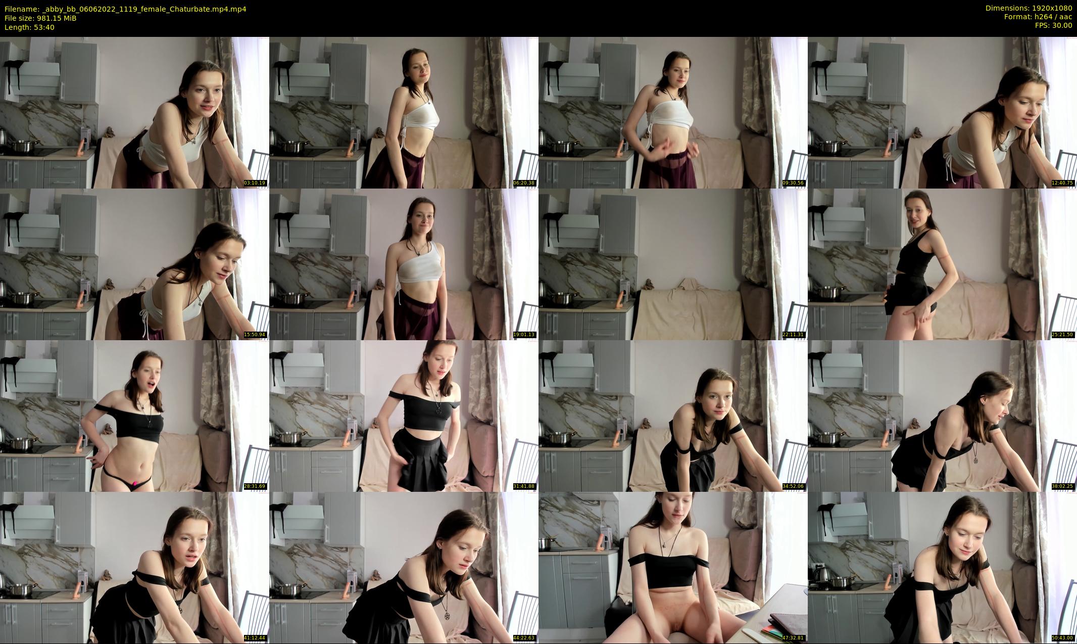 _abby_bb — 54 minute Chaturbate female cam show recording, 1080p, Jun 6, 2022