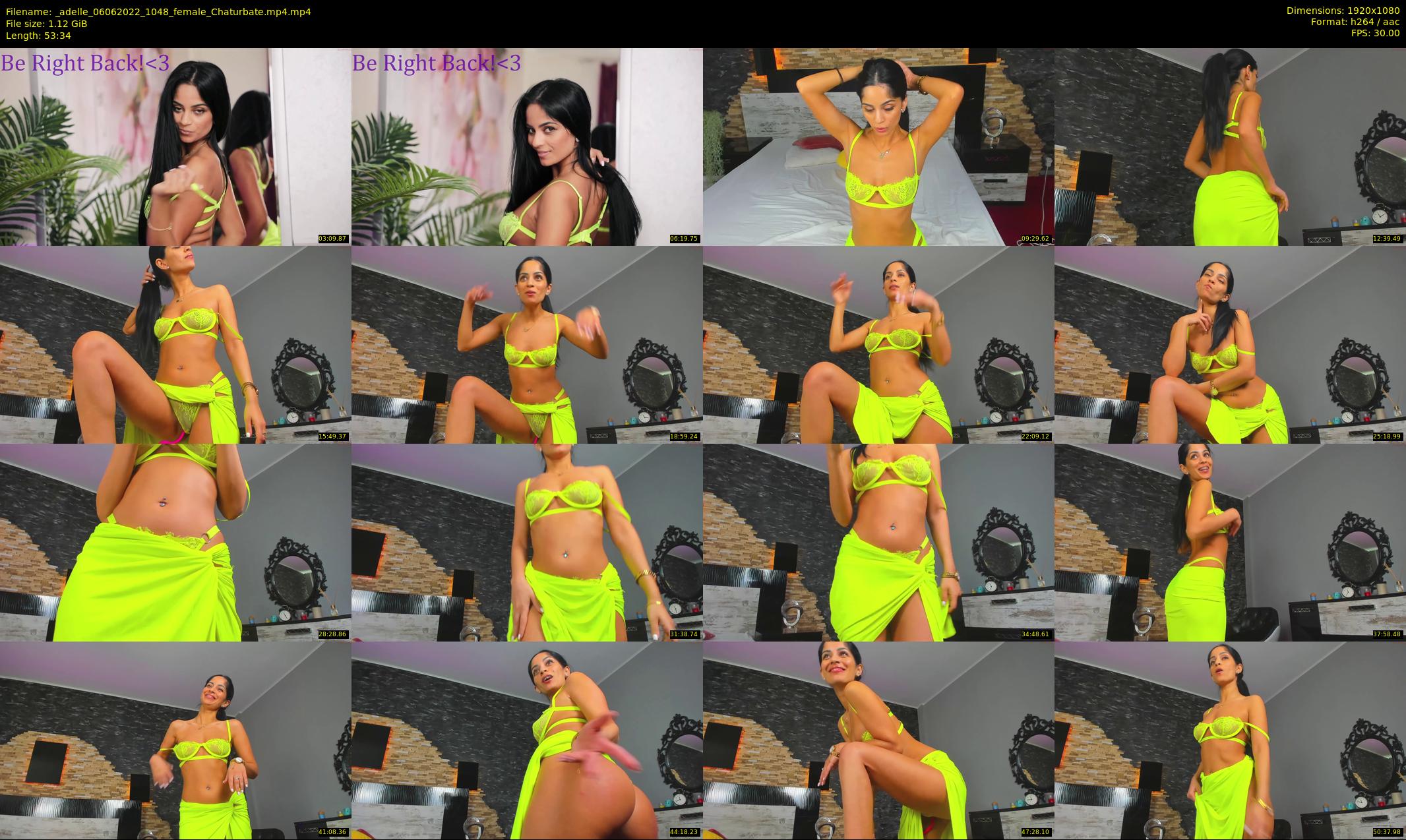 _adelle — 54 minute Chaturbate female cam show recording, 1080p, Jun 6, 2022