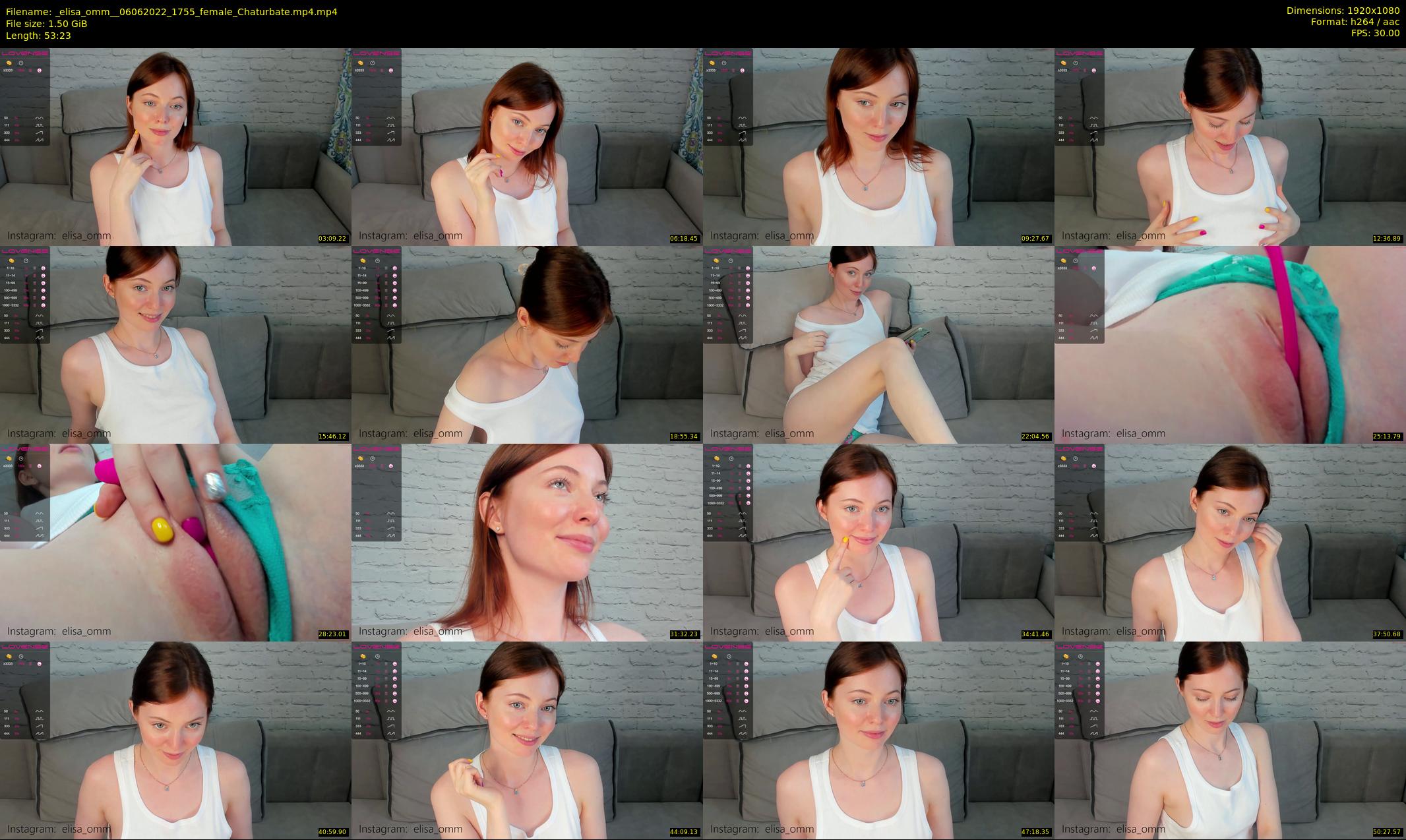_elisa_omm_ — 54 minute Chaturbate female cam show recording, 1080p, Jun 6, 2022