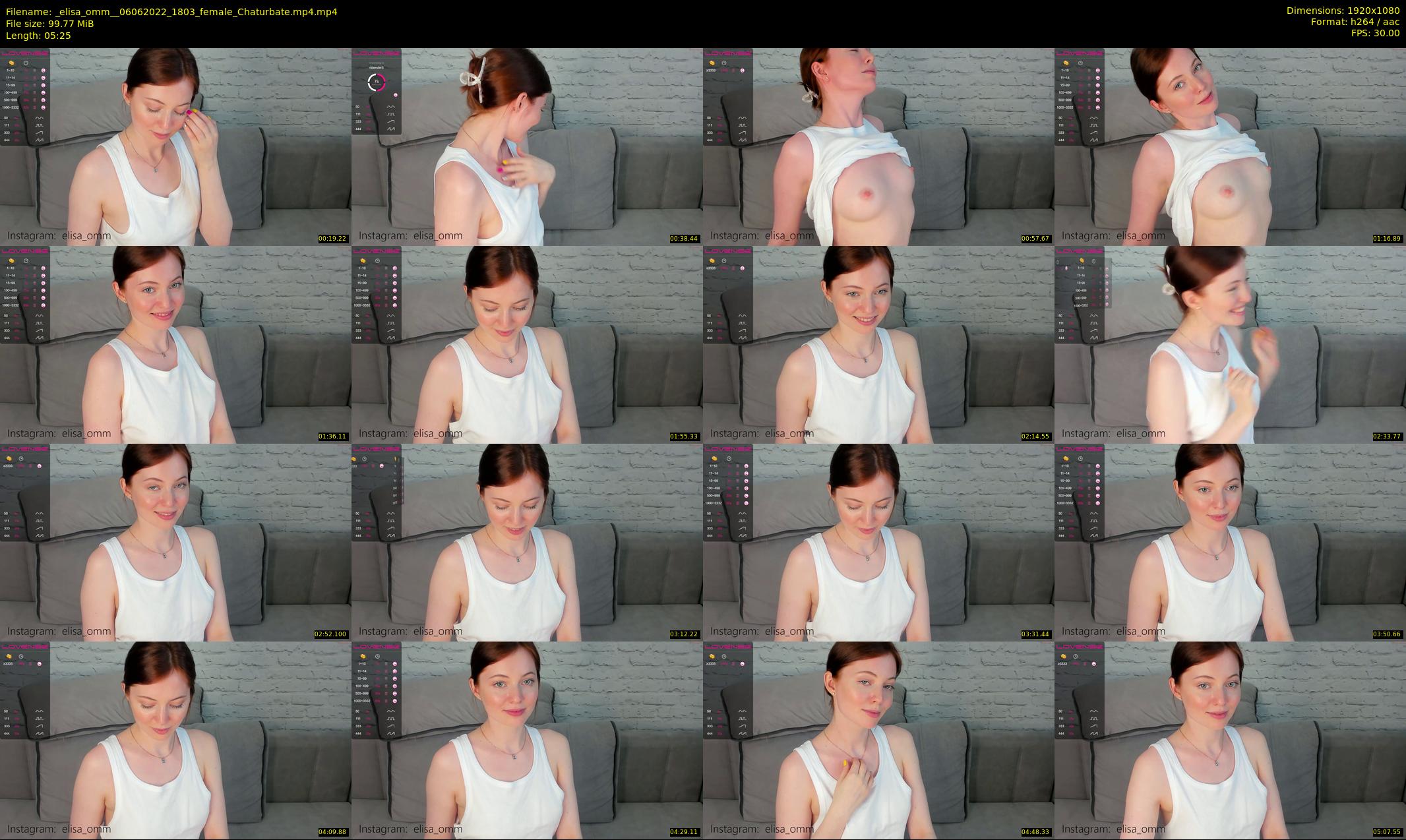 _elisa_omm_ — 6 minute Chaturbate female cam show recording, 1080p, Jun 6, 2022