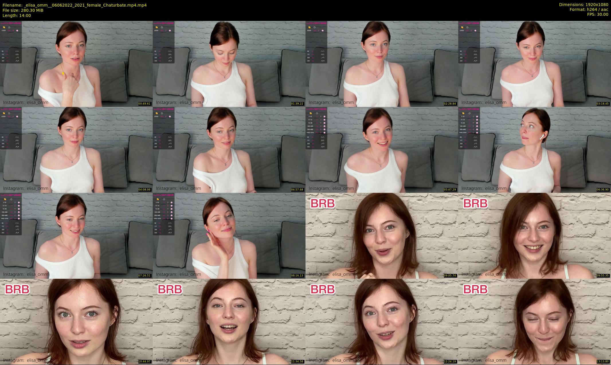 _elisa_omm_ — 14 minute Chaturbate female cam show recording, 1080p, Jun 6, 2022