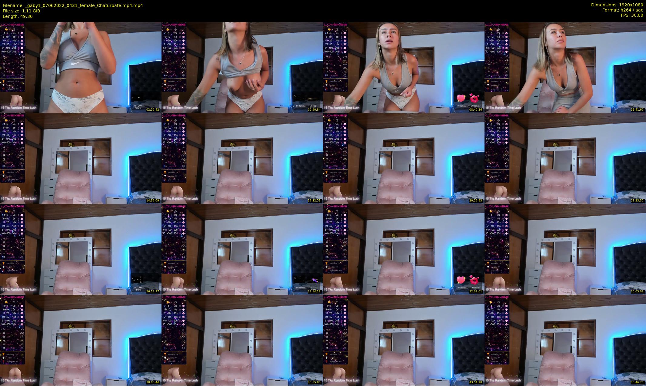 _gaby1 — 50 minute Chaturbate female cam show recording, 1080p, Jun 7, 2022