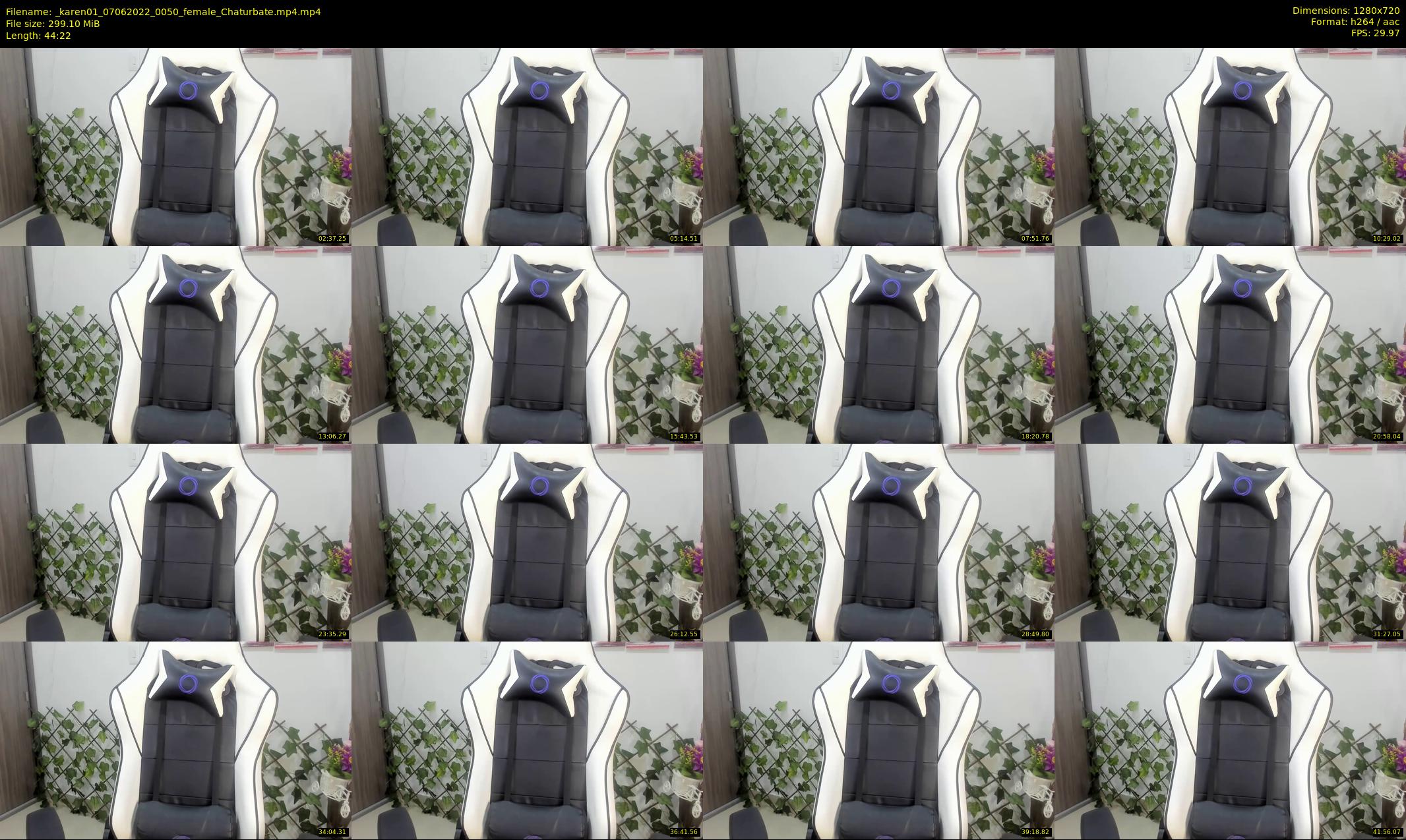 _karen01 — 45 minute Chaturbate female cam show recording, 720p, Jun 7, 2022