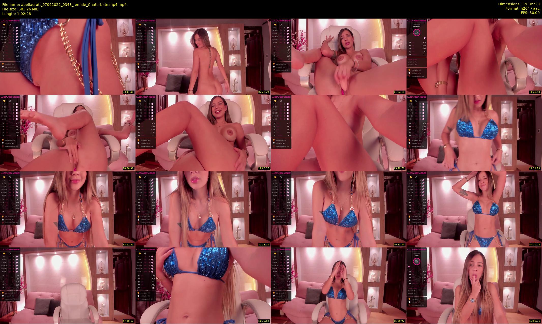 abellacroft — 63 minute Chaturbate female cam show recording, 720p, Jun 7, 2022