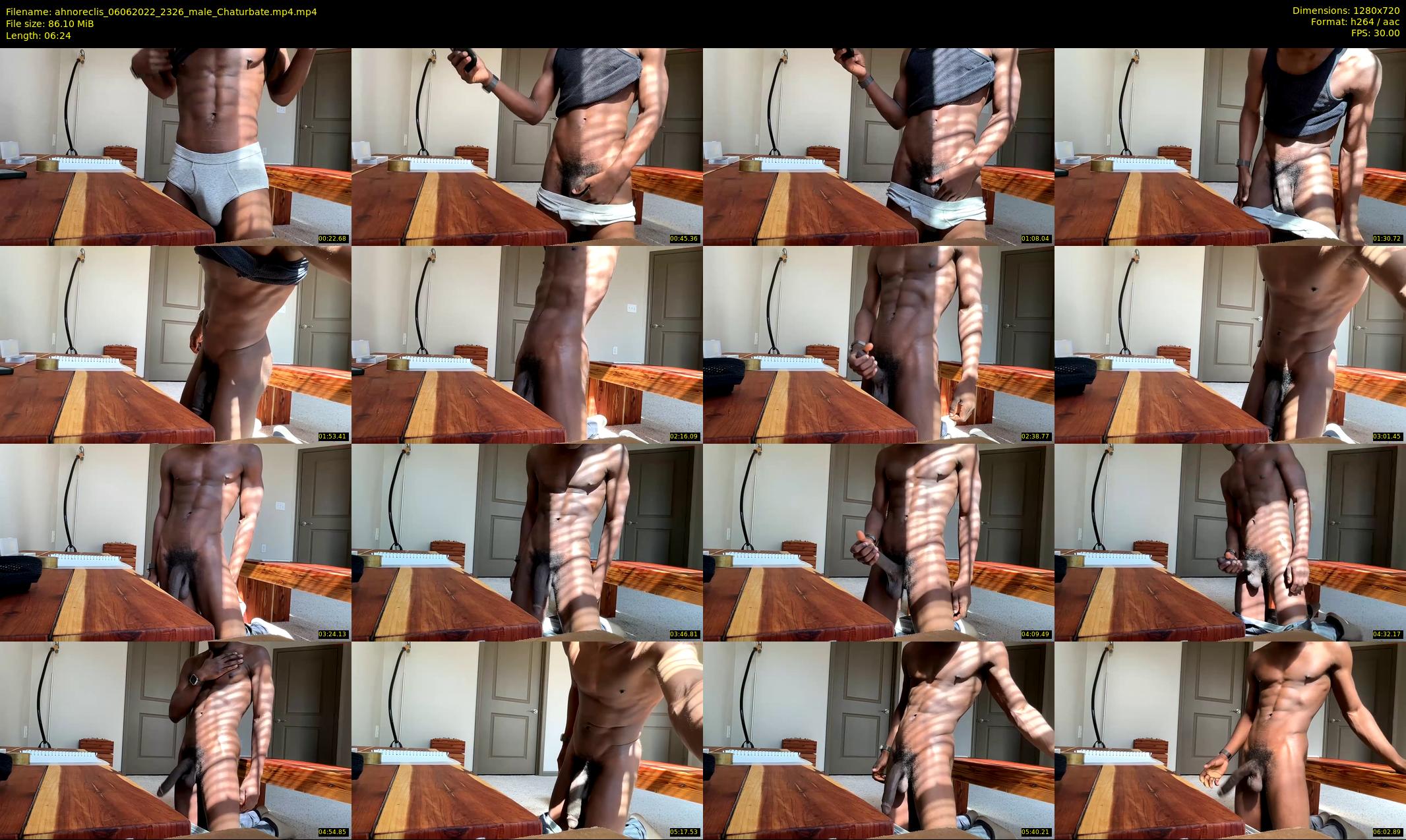 ahnoreclis — 7 minute Chaturbate male cam show recording, 720p, Jun 6, 2022