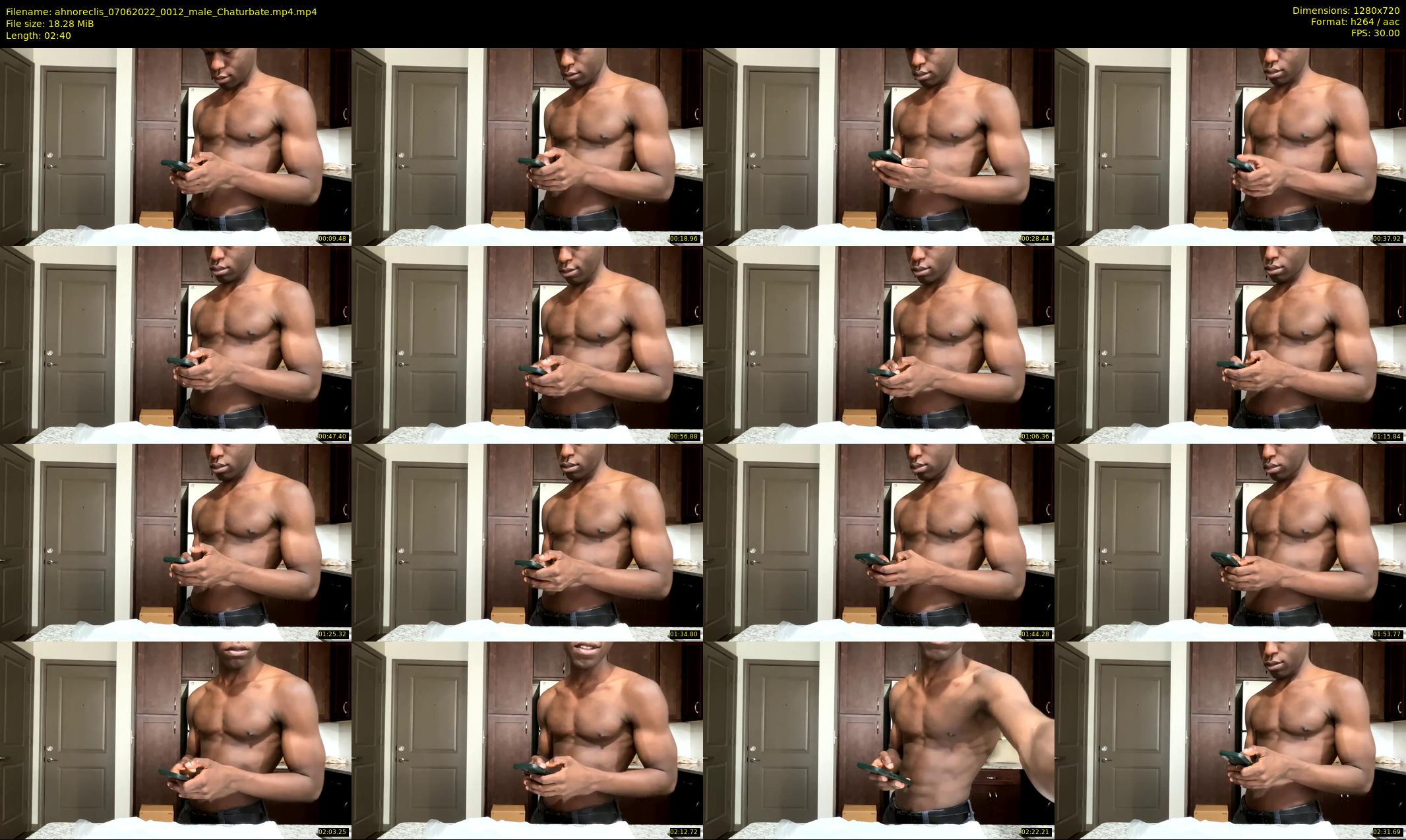 ahnoreclis — 3 minute Chaturbate male cam show recording, 720p, Jun 7, 2022