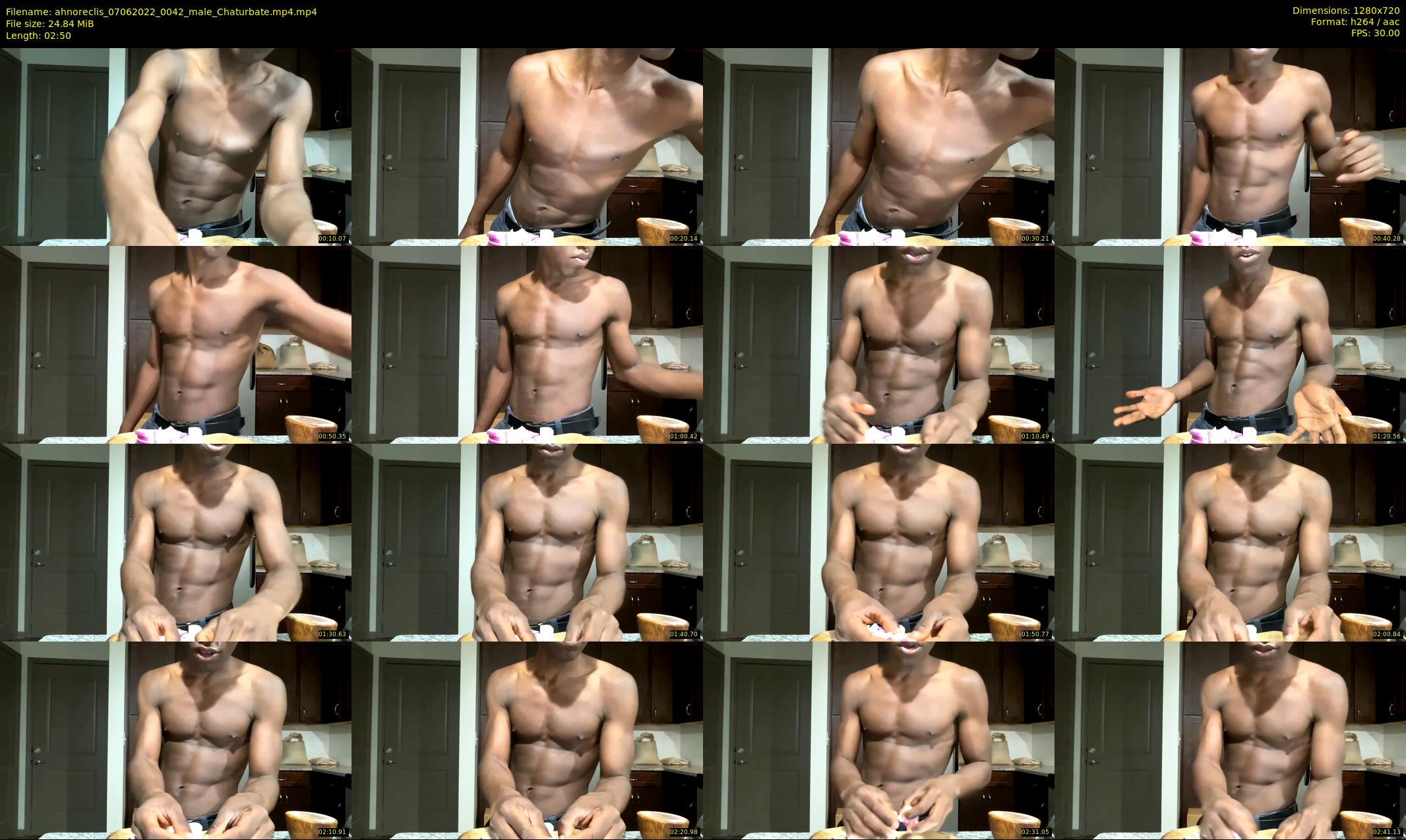 ahnoreclis — 3 minute Chaturbate male cam show recording, 720p, Jun 7, 2022