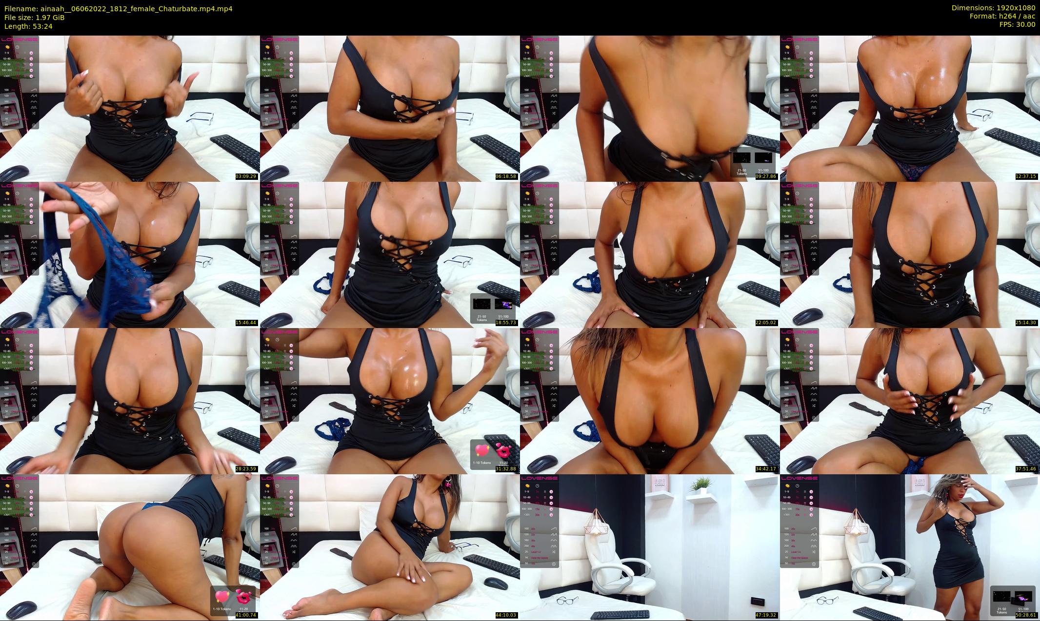 ainaah_ — 54 minute Chaturbate female cam show recording, 1080p, Jun 6, 2022
