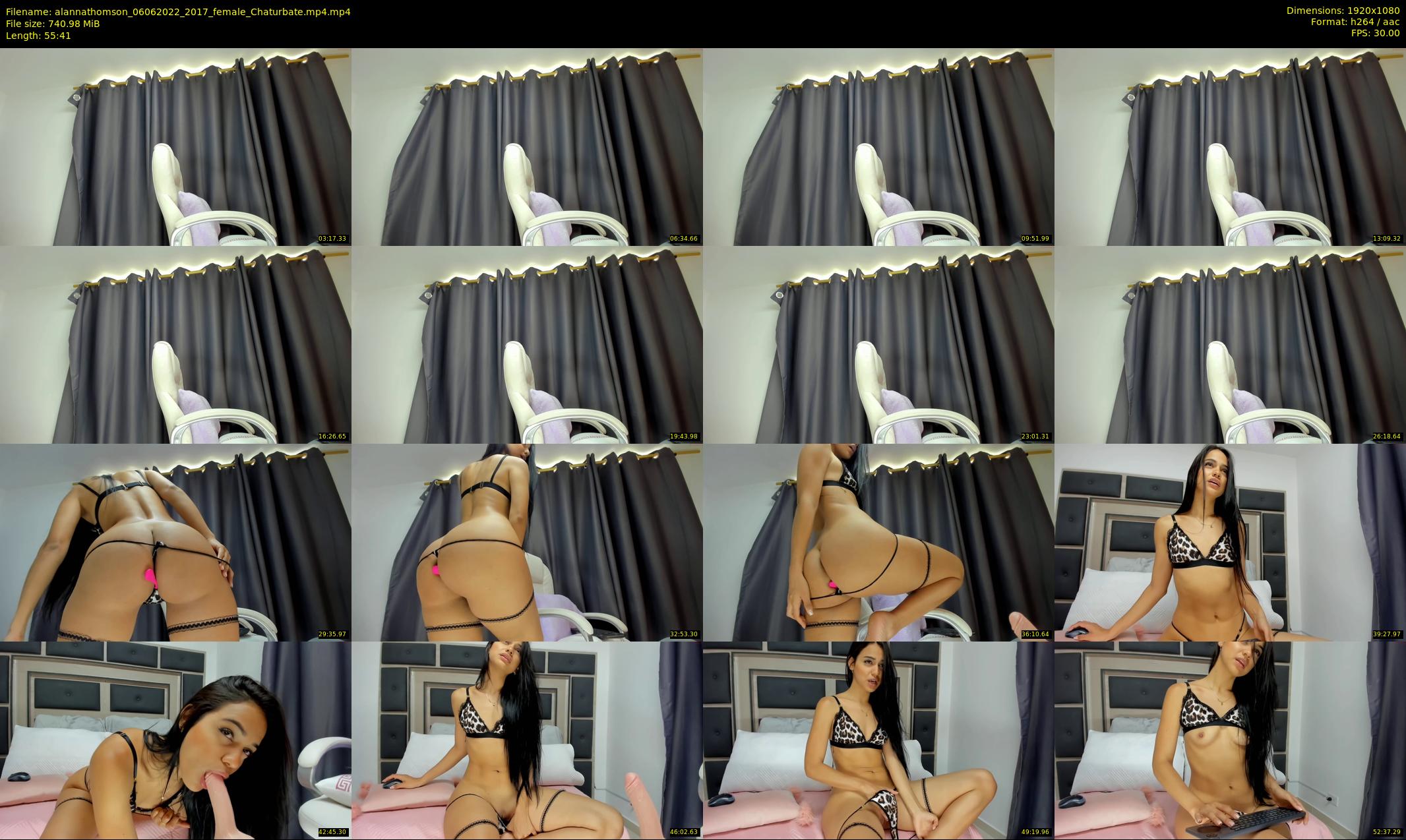 alannathomson — 56 minute Chaturbate female cam show recording, 1080p, Jun 6, 2022