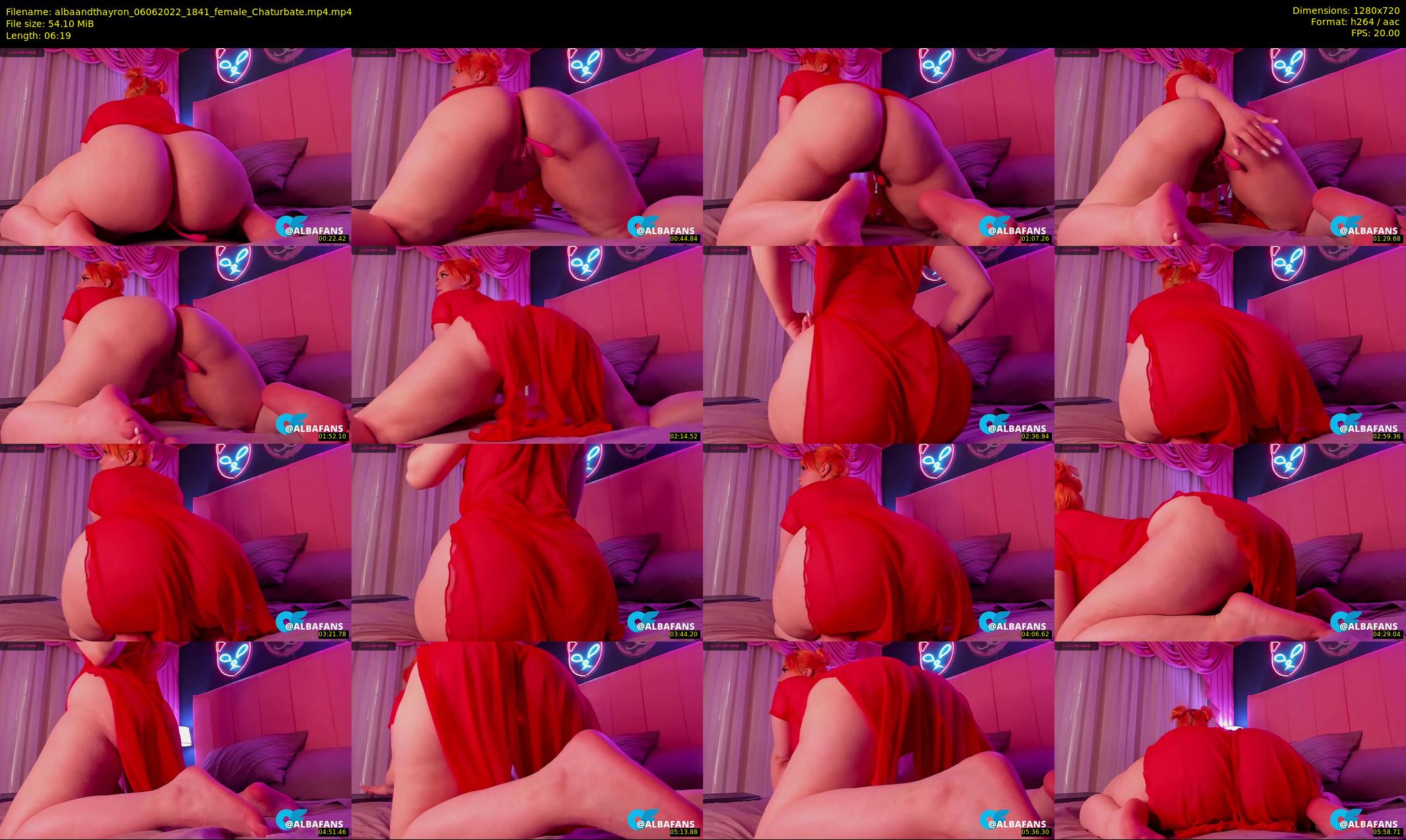 albaandthayron — 7 minute Chaturbate couple cam show recording, 720p, Jun 6, 2022