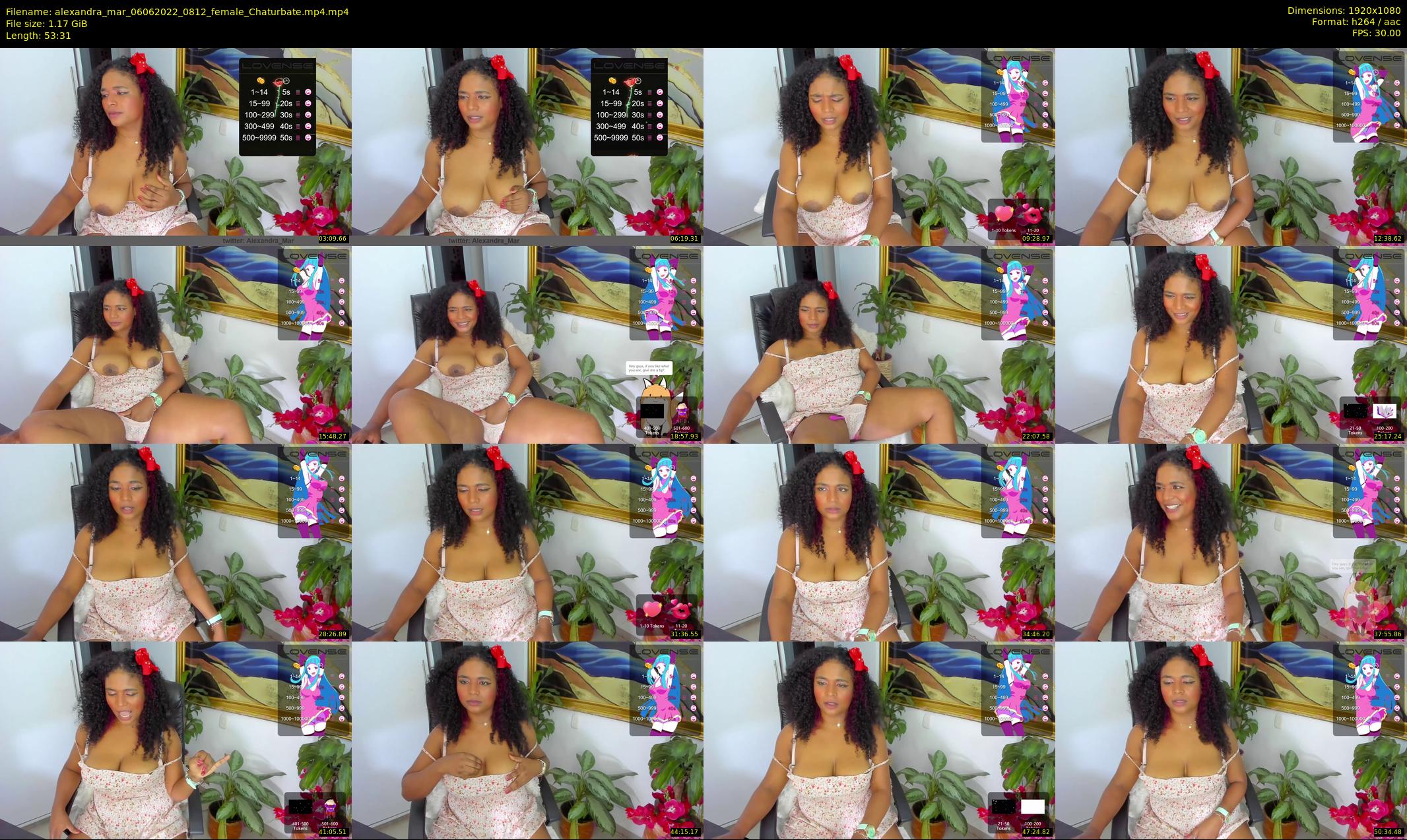 alexandra_mar — 54 minute Chaturbate female cam show recording, 1080p, Jun 6, 2022