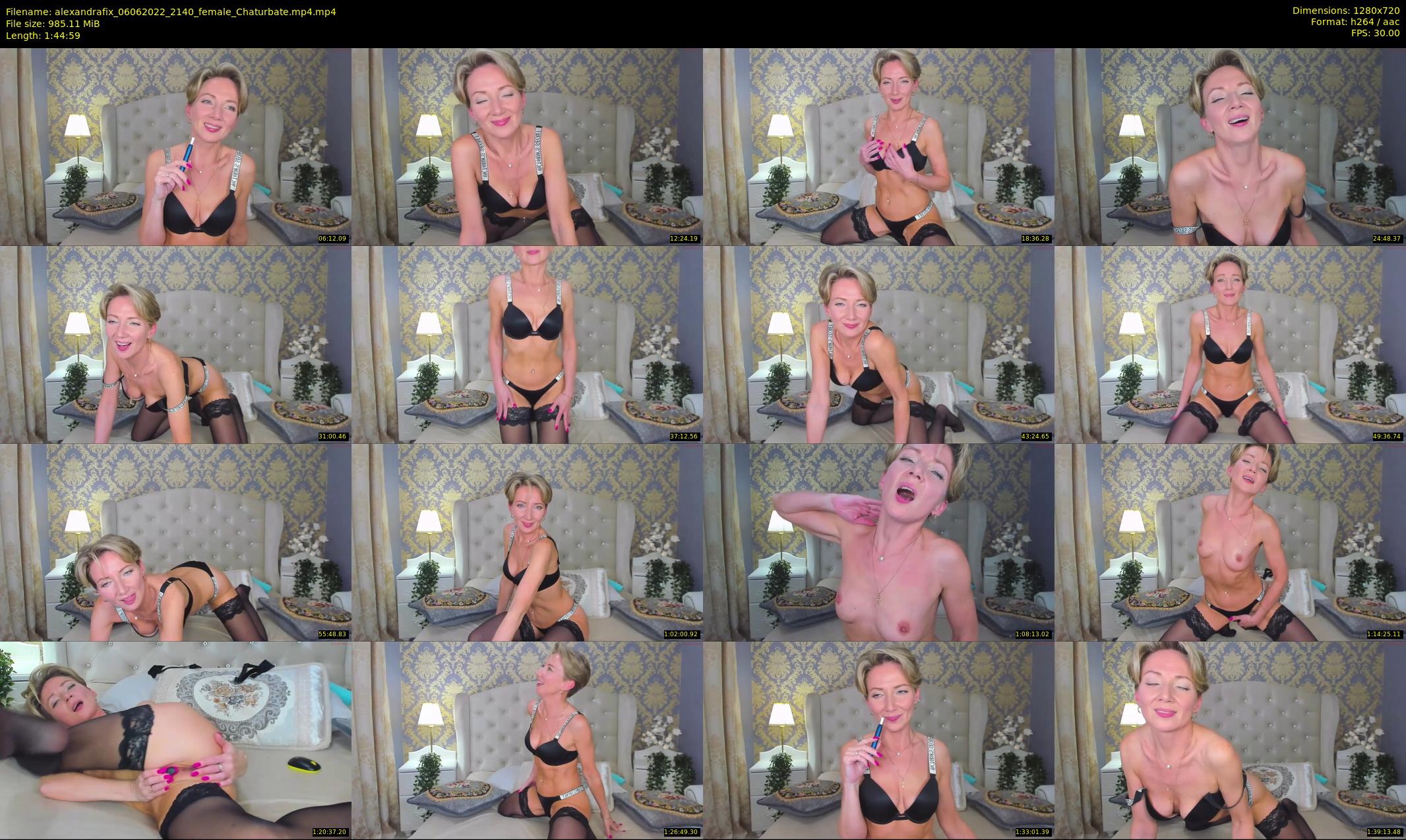 alexandrafix — 105 minute Chaturbate female cam show recording, 720p, Jun 6, 2022