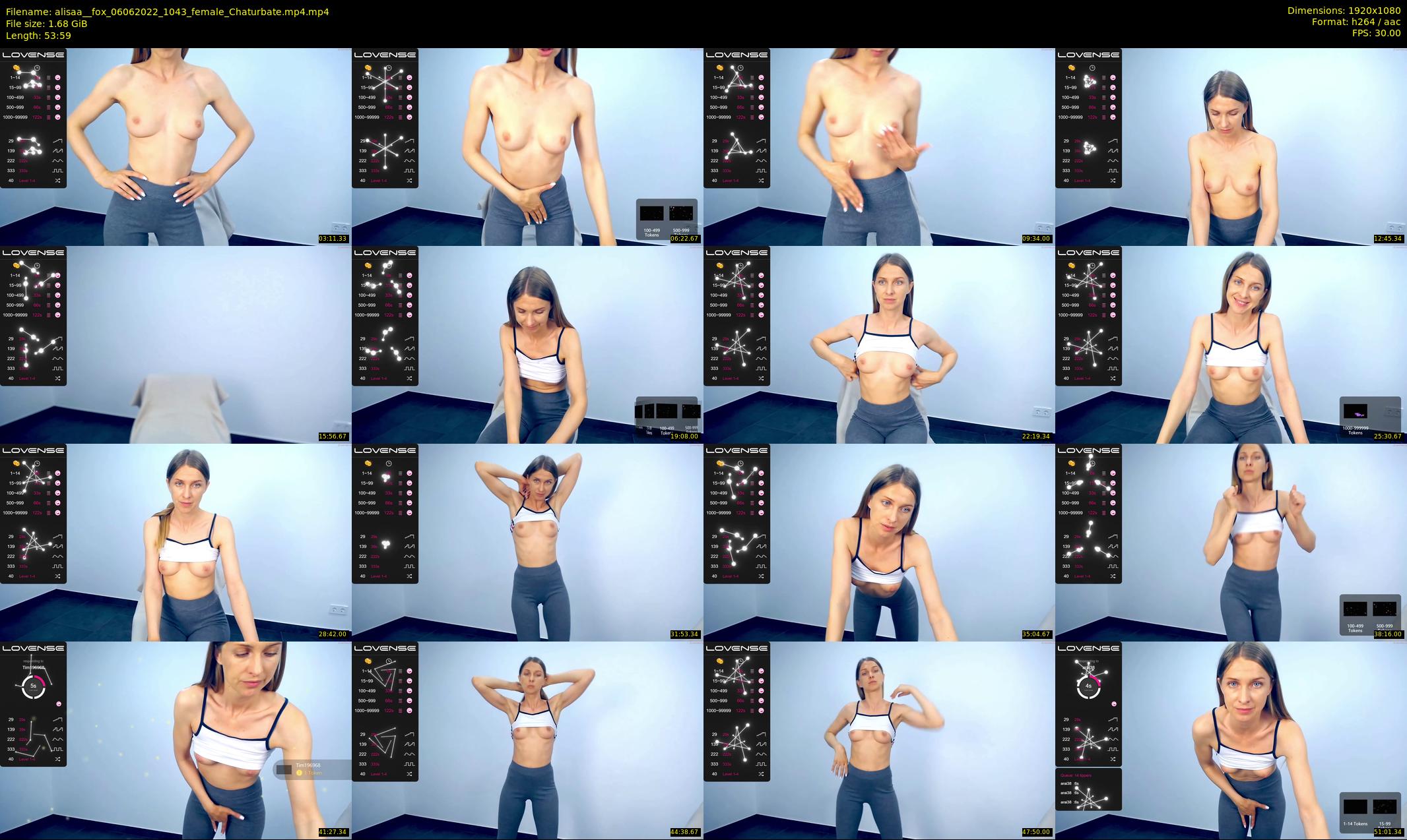alisaa__fox — 54 minute Chaturbate female cam show recording, 1080p, Jun 6, 2022