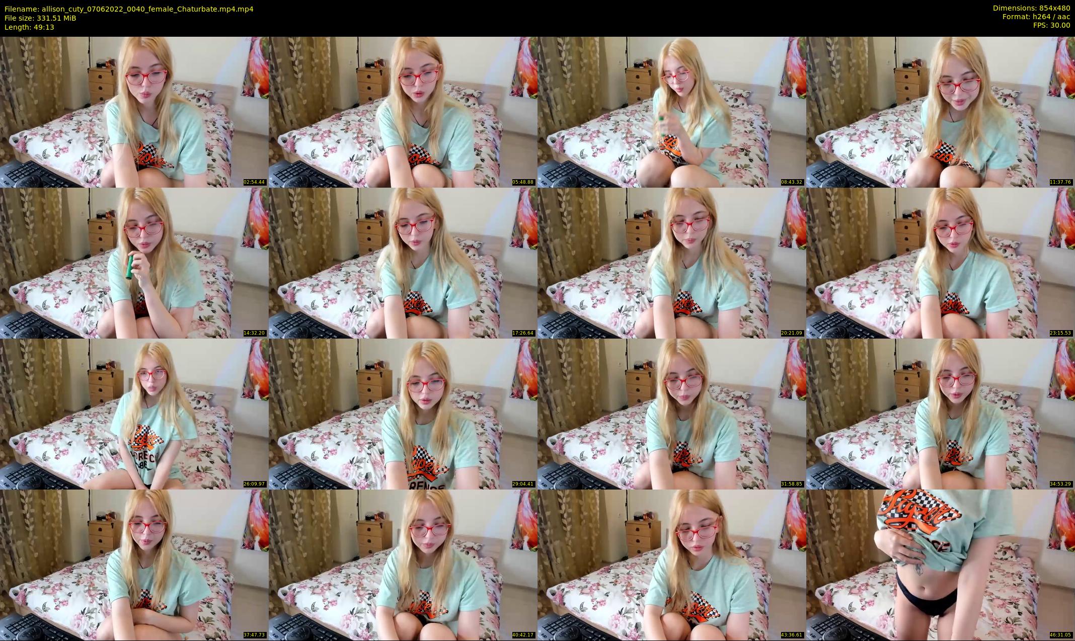 allison_cuty — 50 minute Chaturbate female cam show recording, 480p, Jun 7, 2022