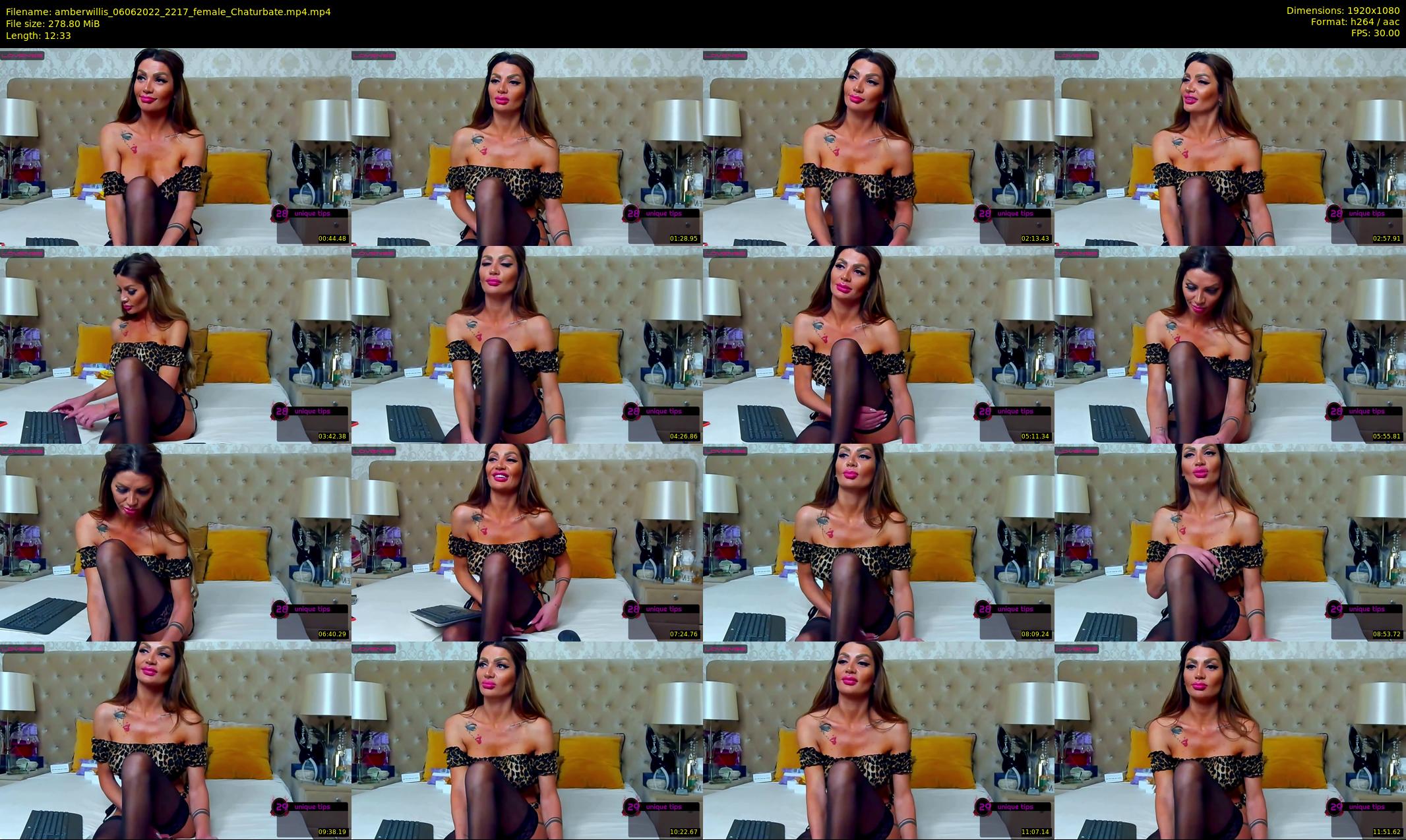 amberwillis — 13 minute Chaturbate female cam show recording, 1080p, Jun 6, 2022
