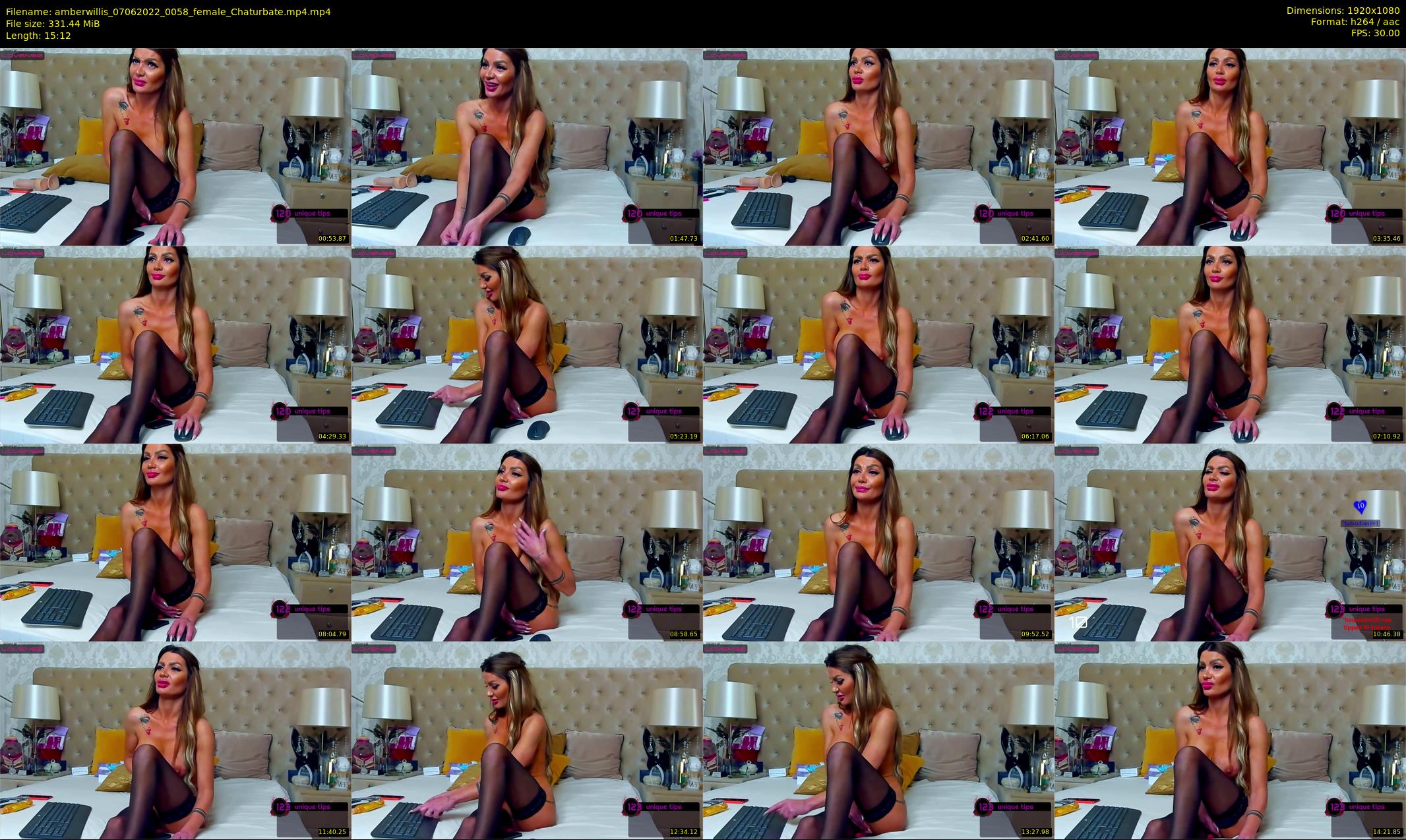 amberwillis — 16 minute Chaturbate female cam show recording, 1080p, Jun 7, 2022