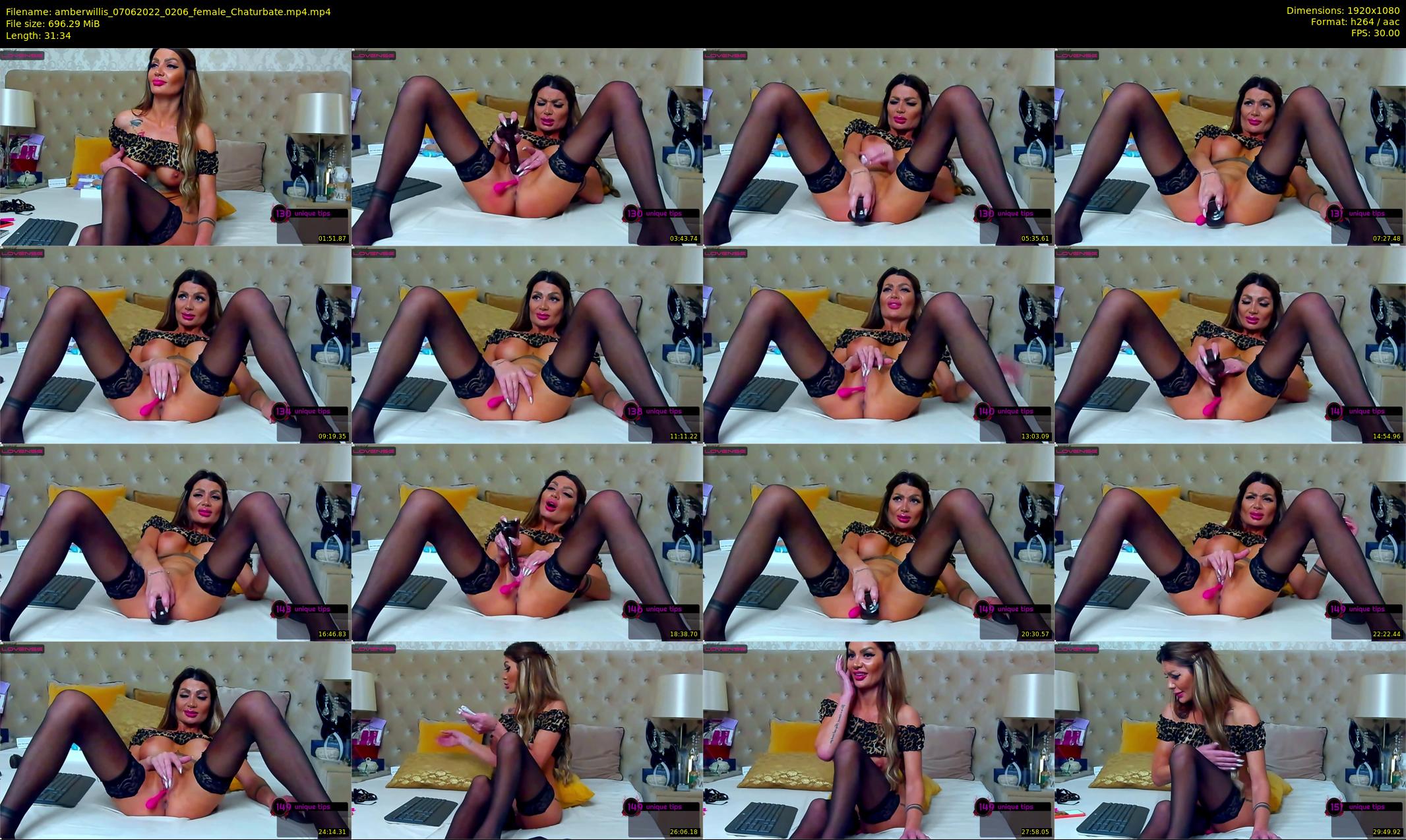 amberwillis — 32 minute Chaturbate female cam show recording, 1080p, Jun 7, 2022