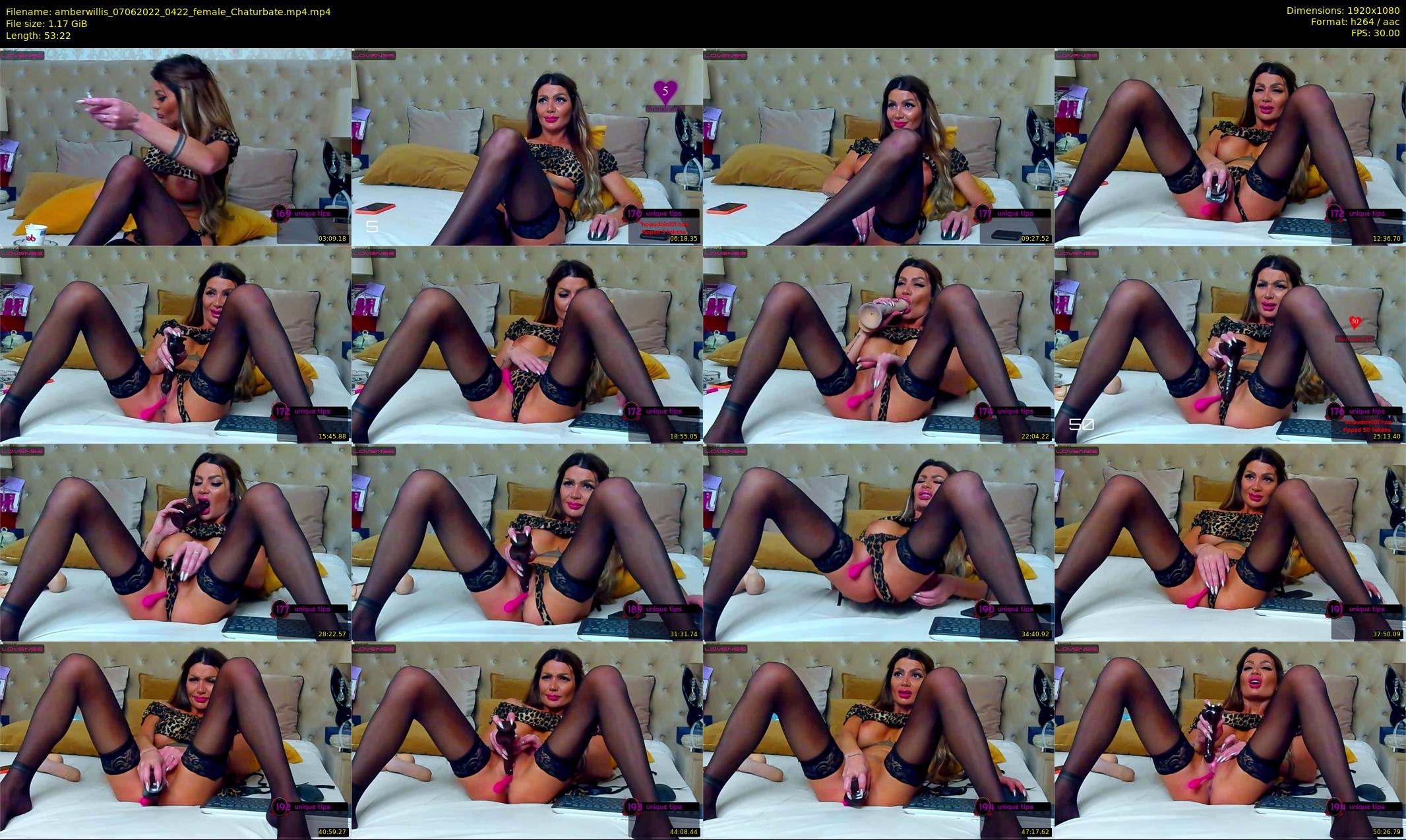 amberwillis — 54 minute Chaturbate female cam show recording, 1080p, Jun 7, 2022