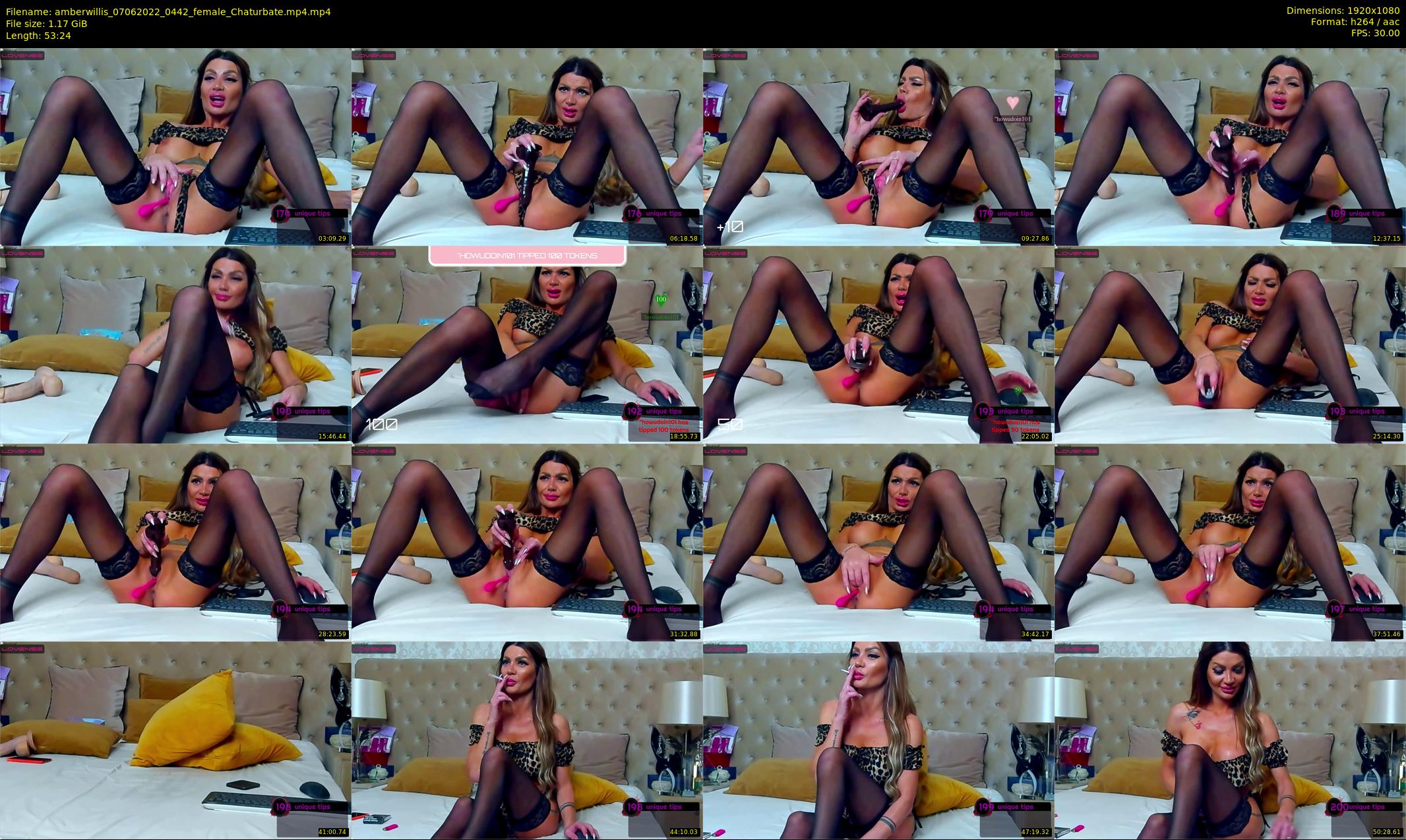 amberwillis — 54 minute Chaturbate female cam show recording, 1080p, Jun 7, 2022