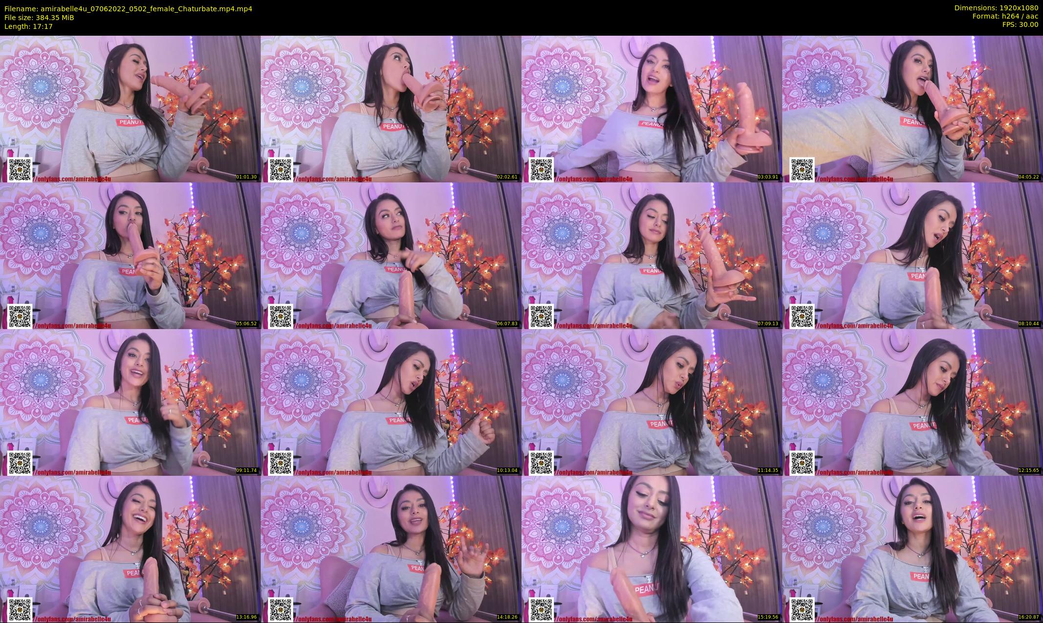 amirabelle4u — 18 minute Chaturbate female cam show recording, 1080p, Jun 7, 2022