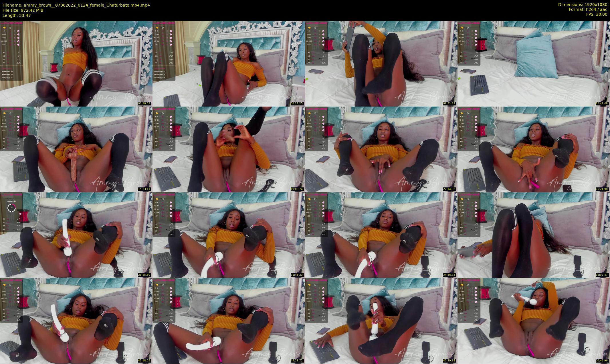 ammy_brown_ — 54 minute Chaturbate female cam show recording, 1080p, Jun 7, 2022