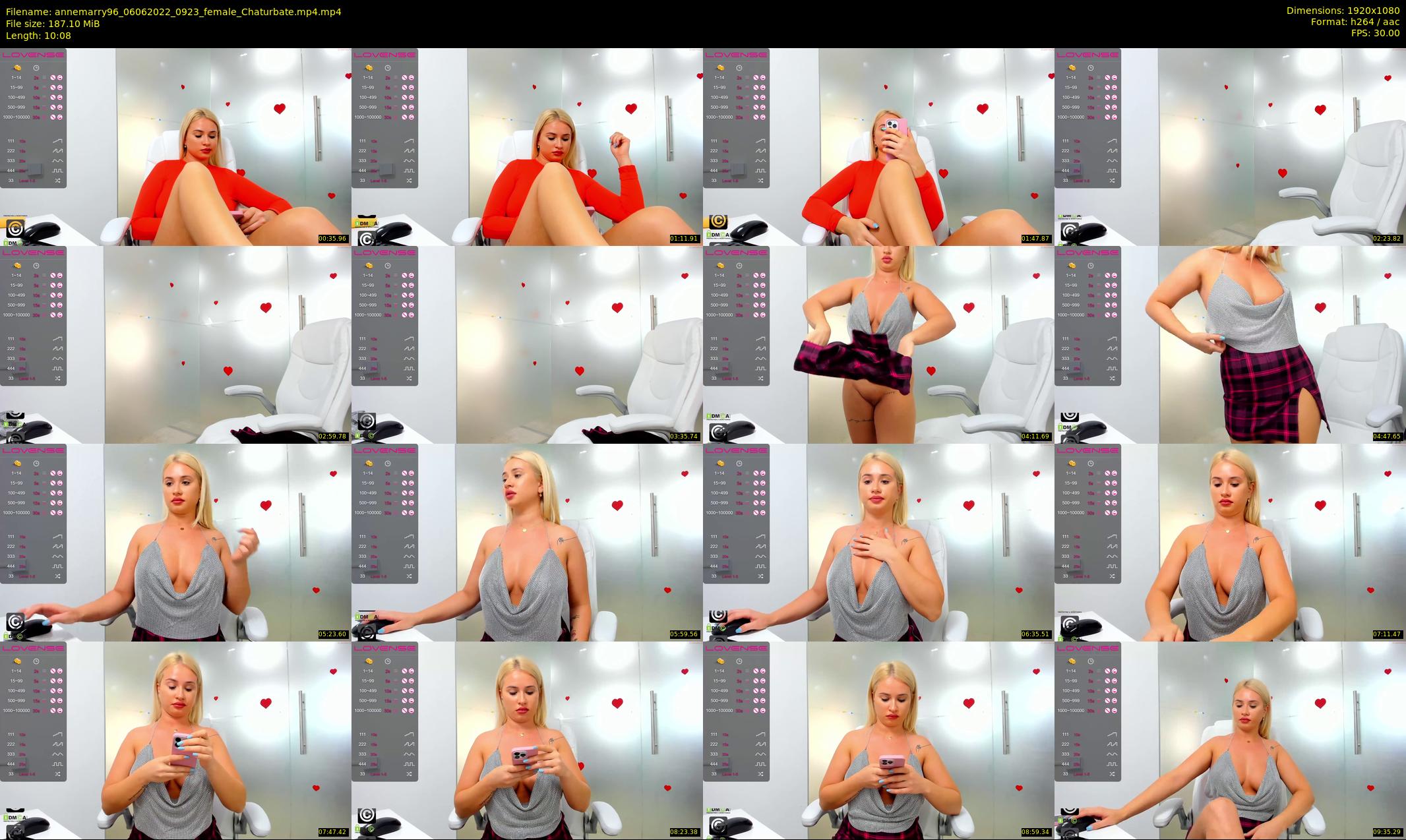 annemarry96 — 11 minute Chaturbate female cam show recording, 1080p, Jun 6, 2022