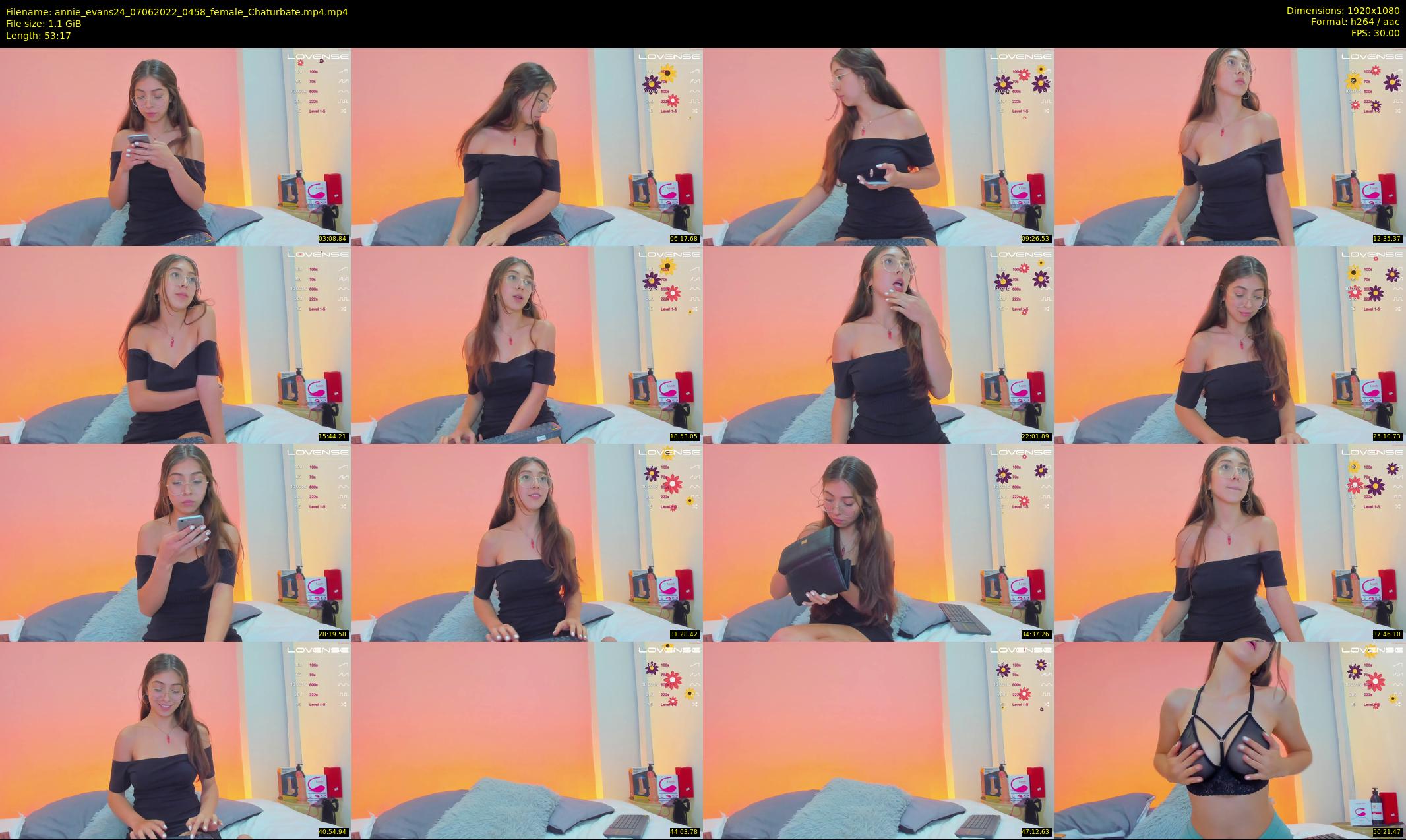 annie_evans24 — 54 minute Chaturbate female cam show recording, 1080p, Jun 7, 2022