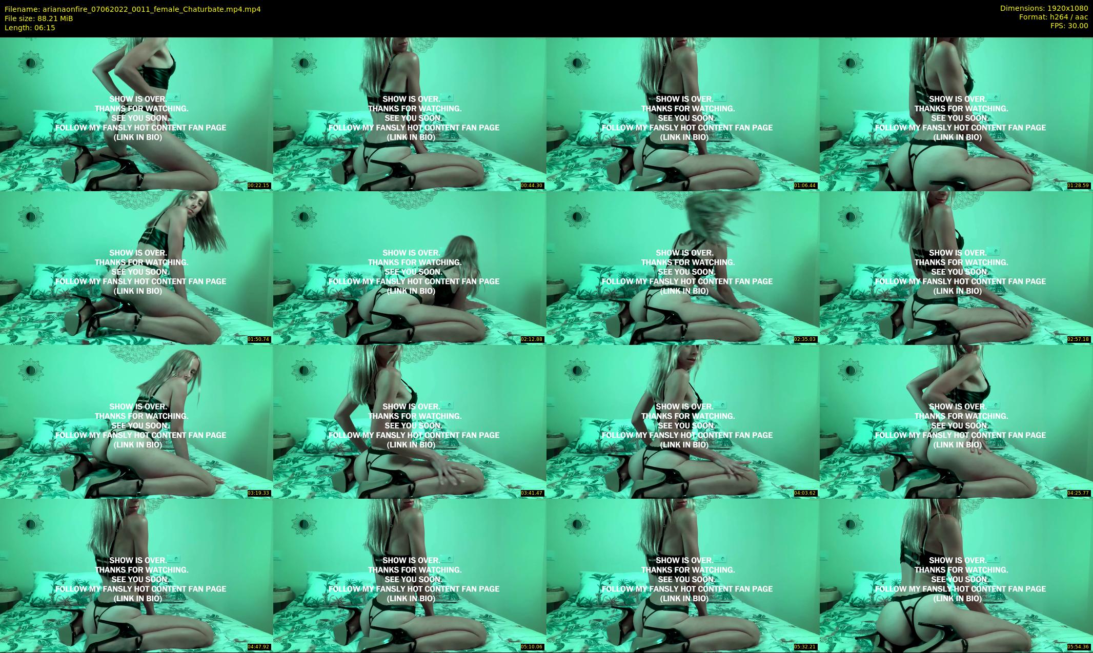 arianaonfire — 7 minute Chaturbate couple cam show recording, 1080p, Jun 7, 2022