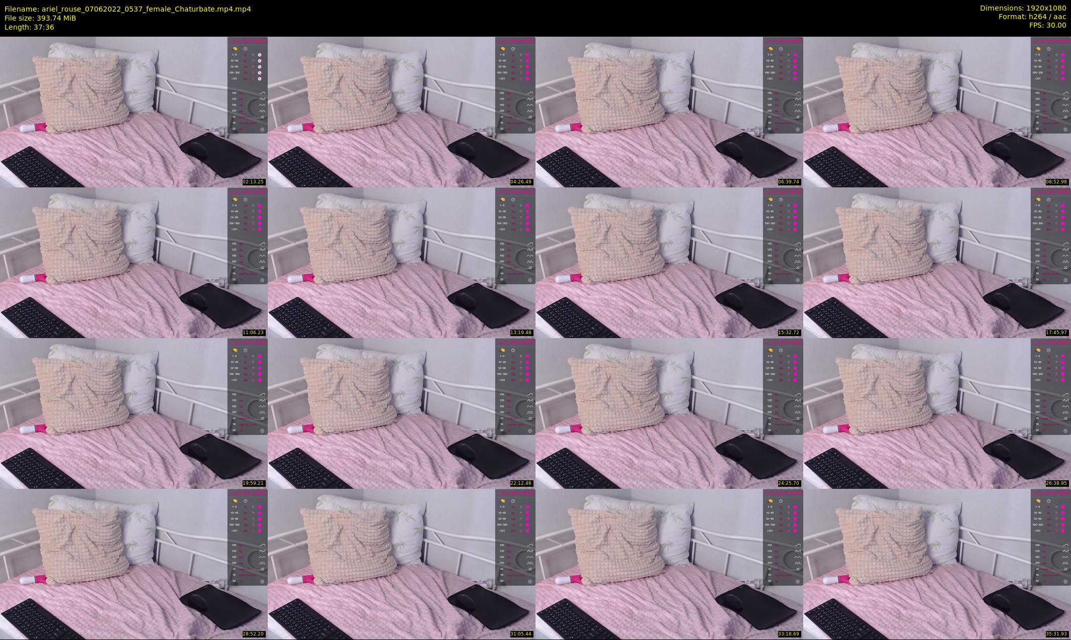 ariel_rouse — 38 minute Chaturbate female cam show recording, 1080p, Jun 7, 2022