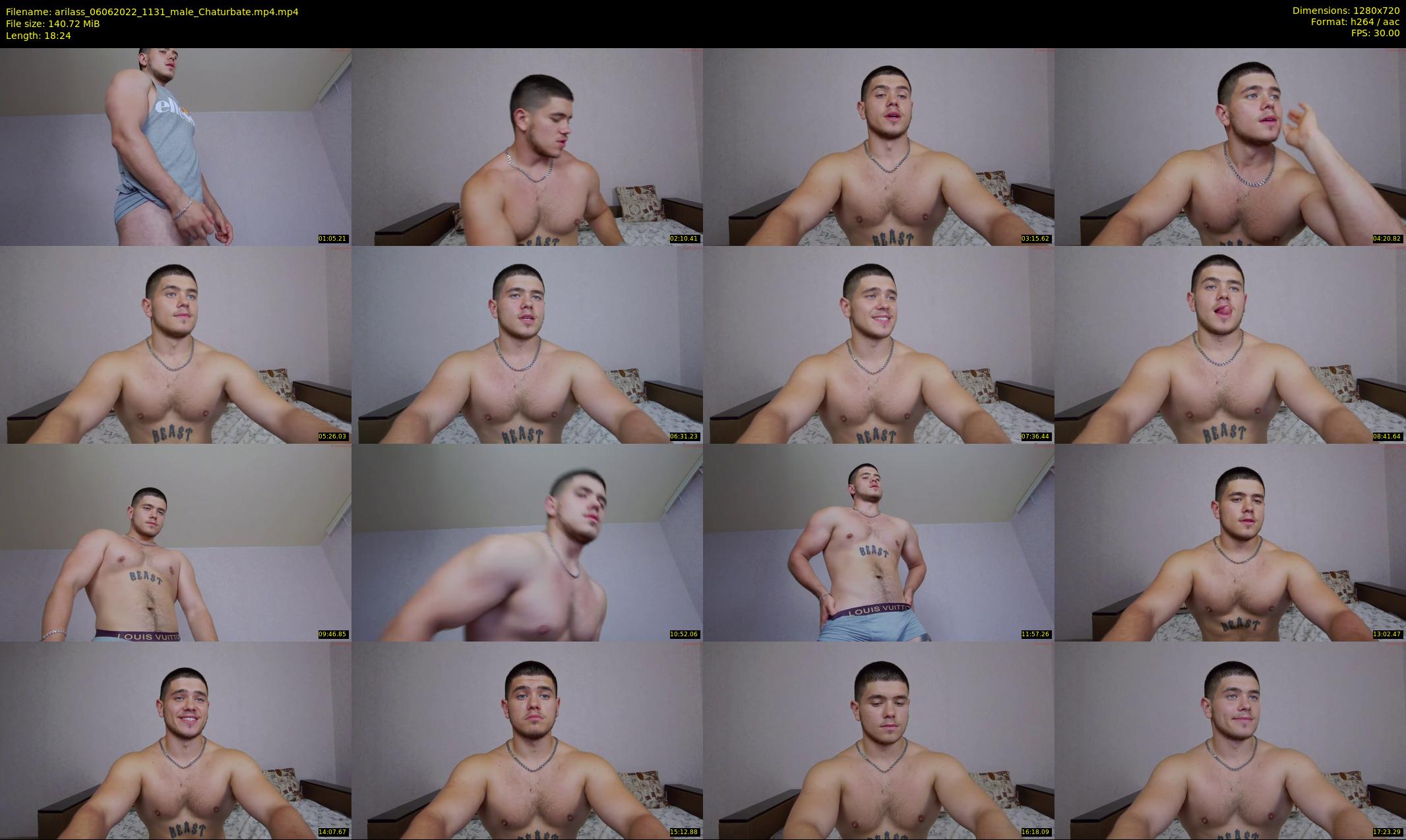 arilass — 19 minute Chaturbate male cam show recording, 720p, Jun 6, 2022